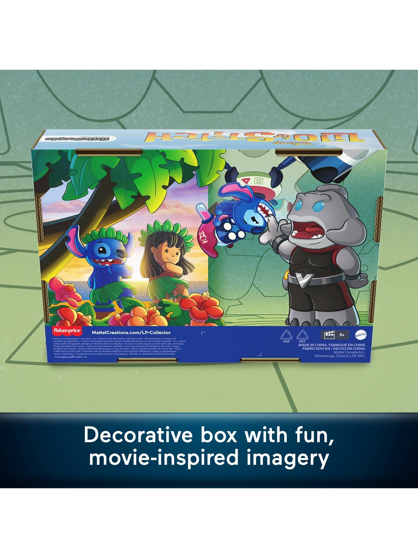 Image 4 of 7 of Fisher-Price Little People Collector Disney Lilo & Stitch Special Edition Set for Adults & Fans, 4 Figures