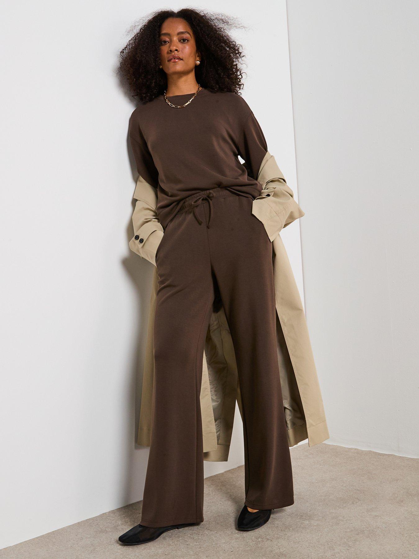 undefined Modal Mix Sweatshirt - Brown