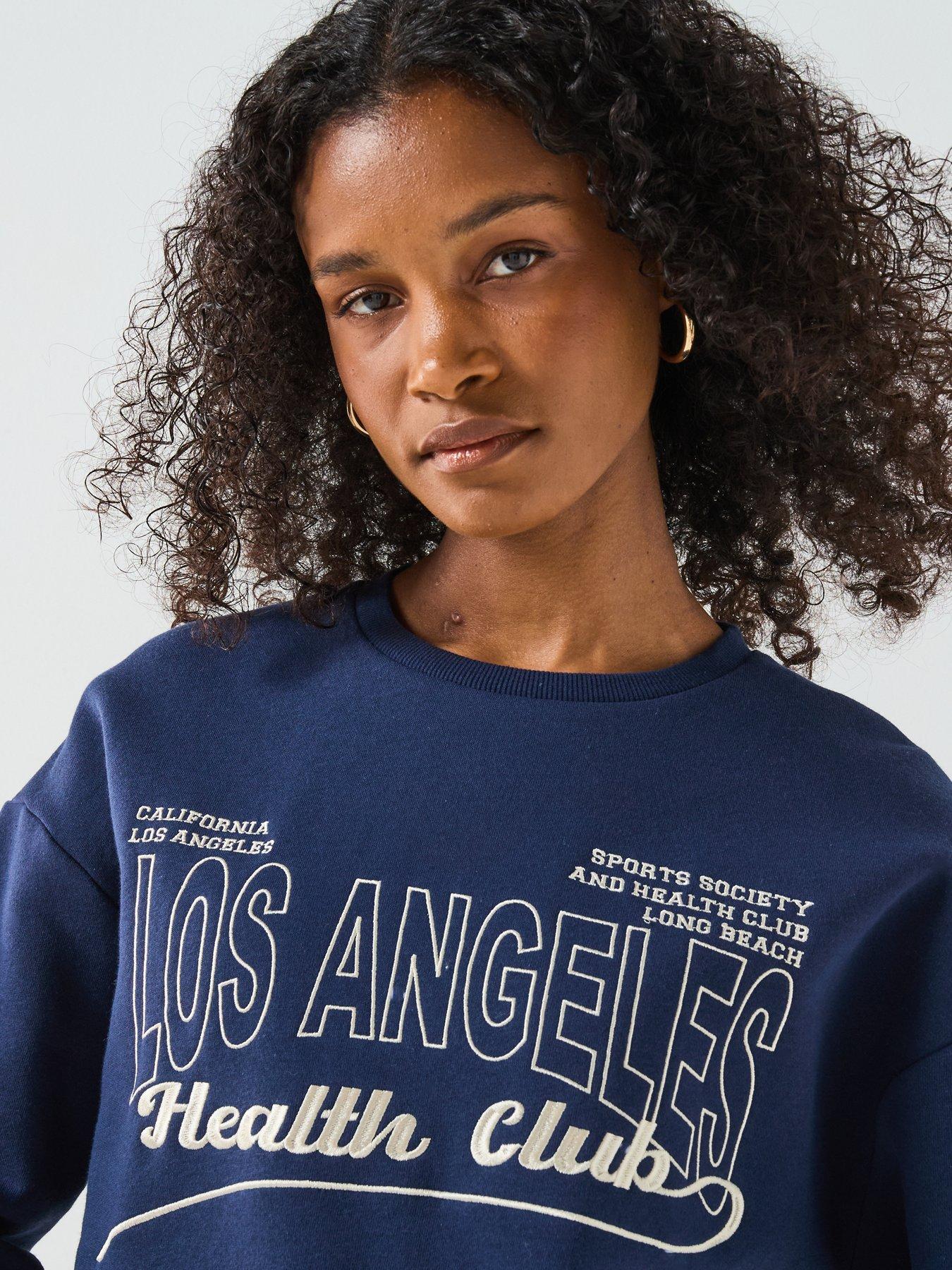 V by Very Basic Fashion Sweat Graphic - Navy | Very