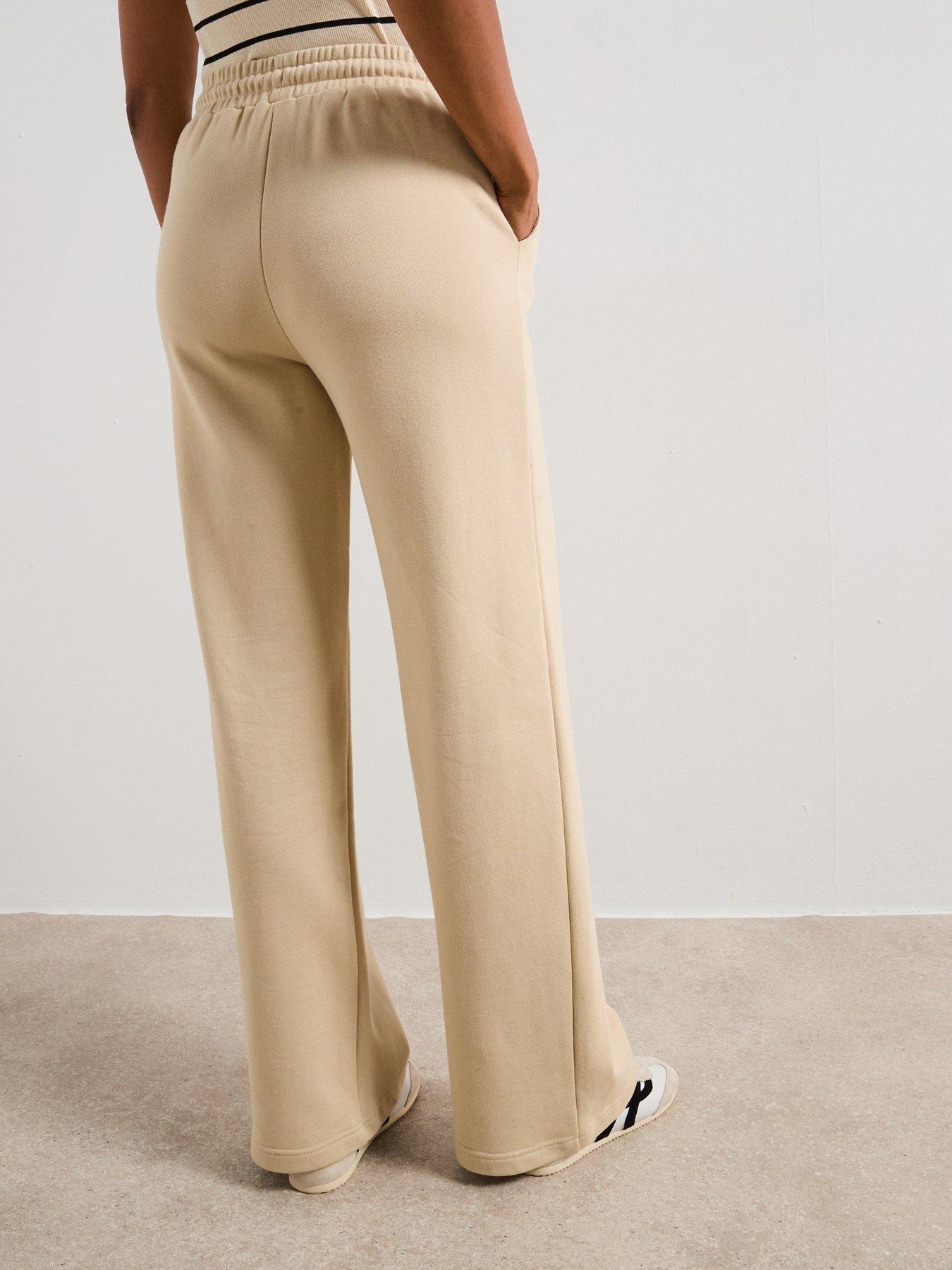Image 2 of 6 of V by Very Wide Leg Joggers Co Ord - Cream