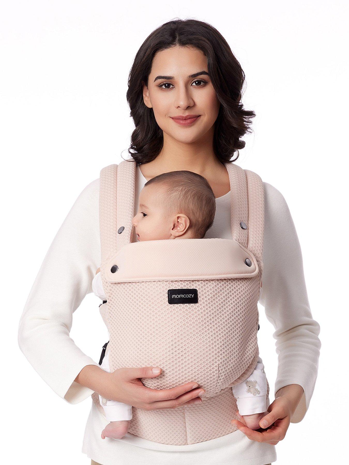 Image 1 of 4 of Momcozy Baby Carrier Newborn to Toddler-Air Mesh-Pink
