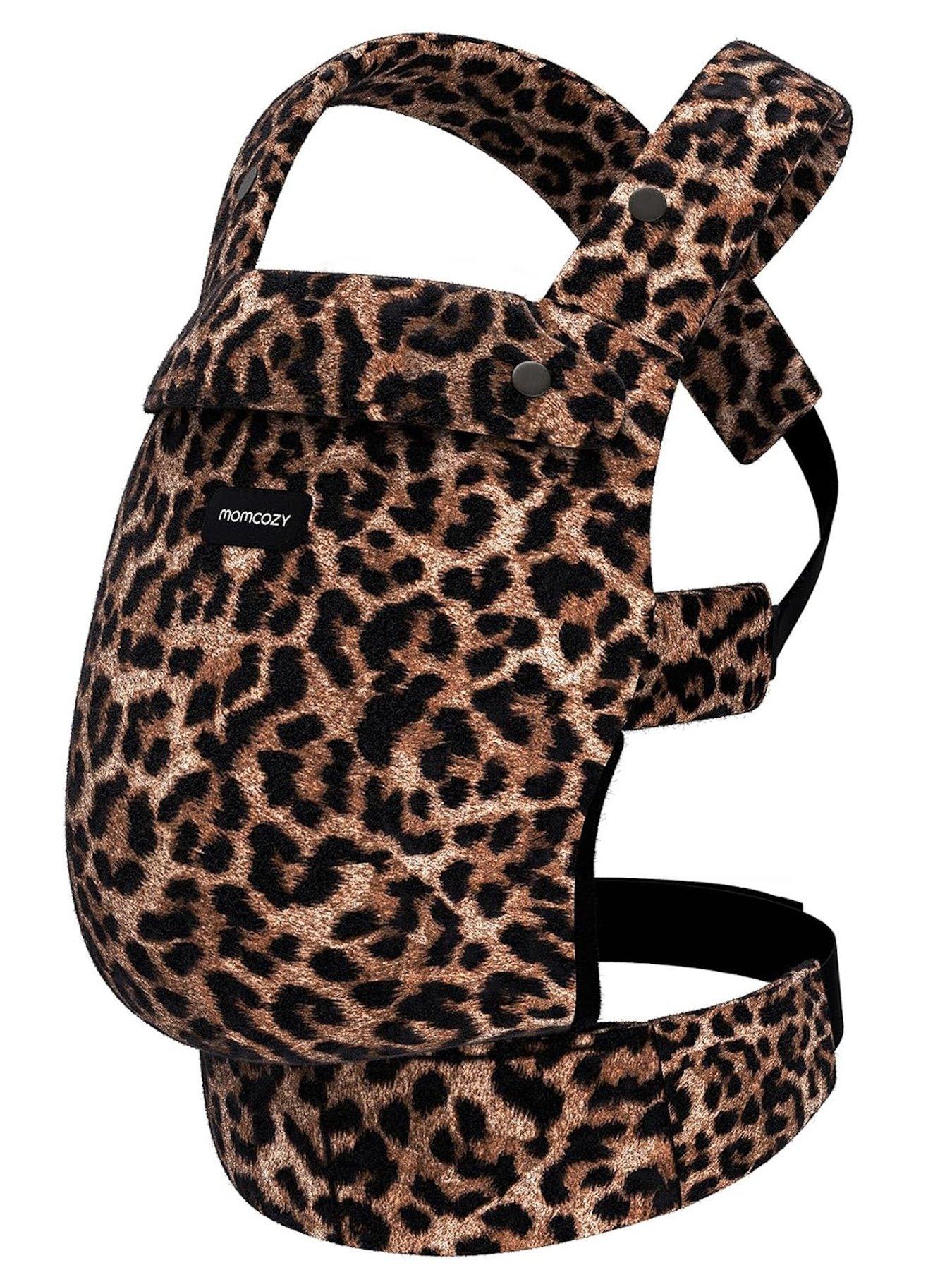 Momcozy Baby Carrier Newborn to Toddler-Cotton-Leopard
