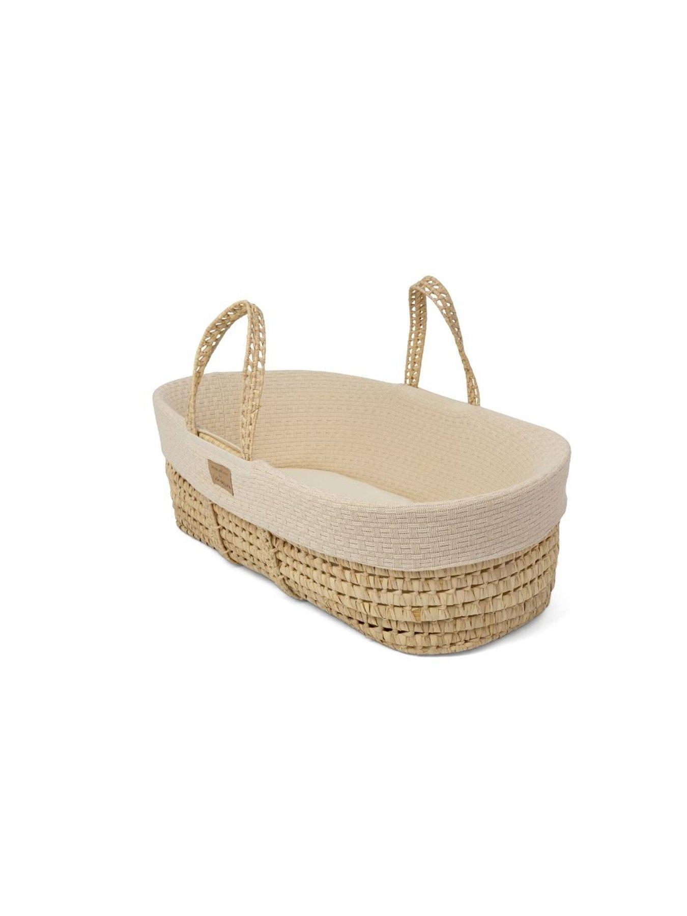 Image 4 of 6 of Clair De Lune Moses Basket Knitted - Cream - Basket Only