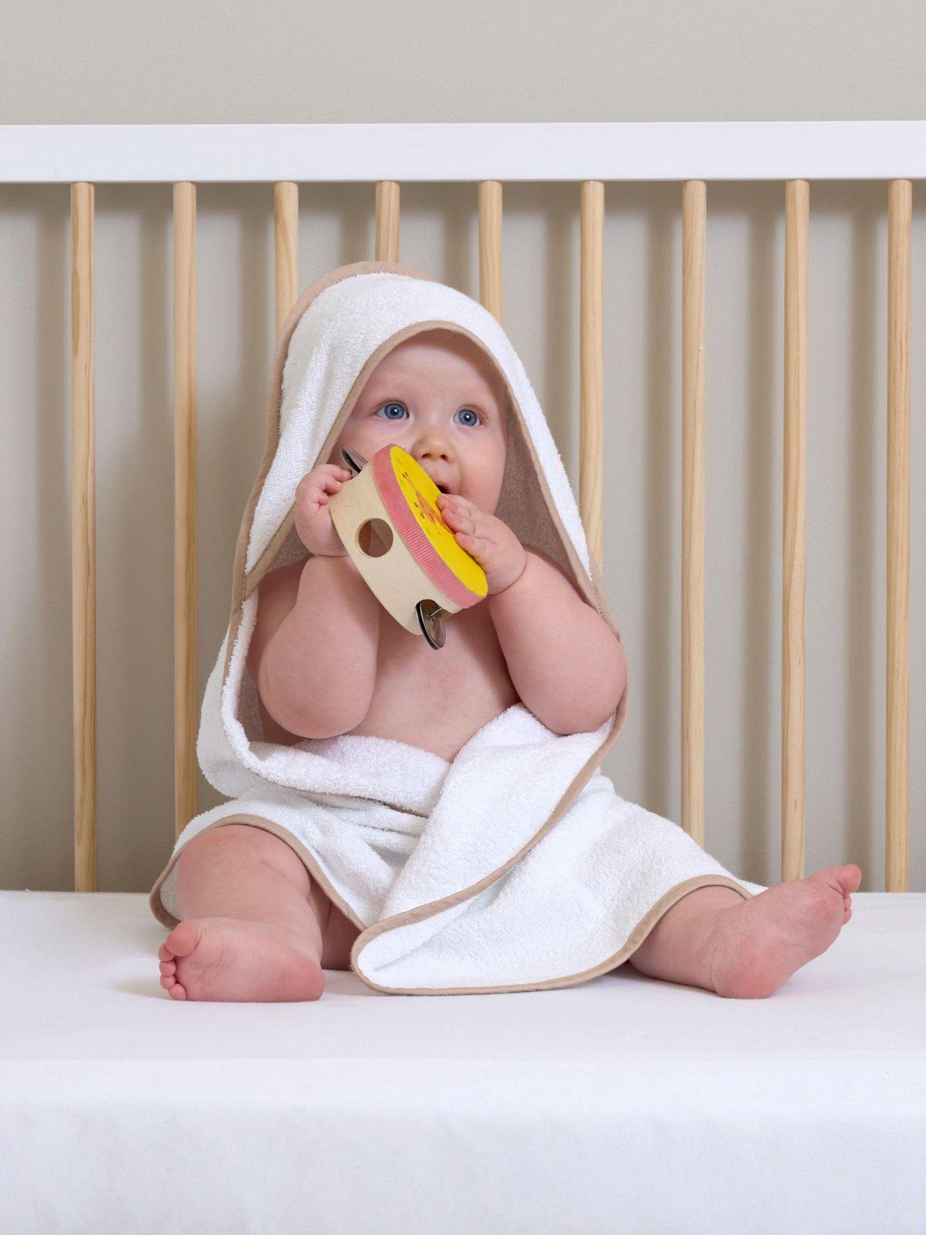 Clair De Lune 2 Pack Basic Hooded Towel - Biscuit