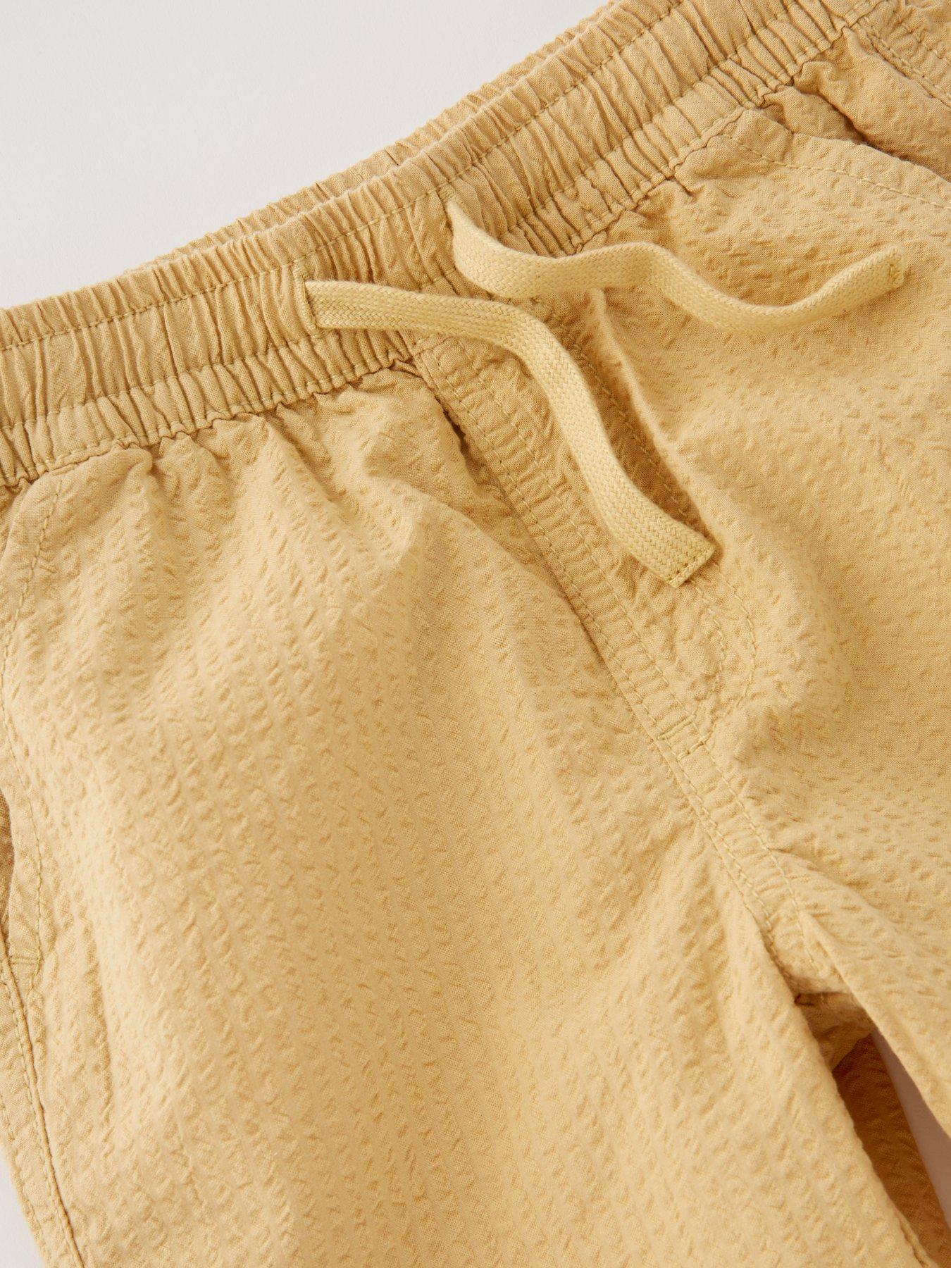 Image 3 of 5 of Mini V by Very Boys Seersucker Woven Short - Stone Beige