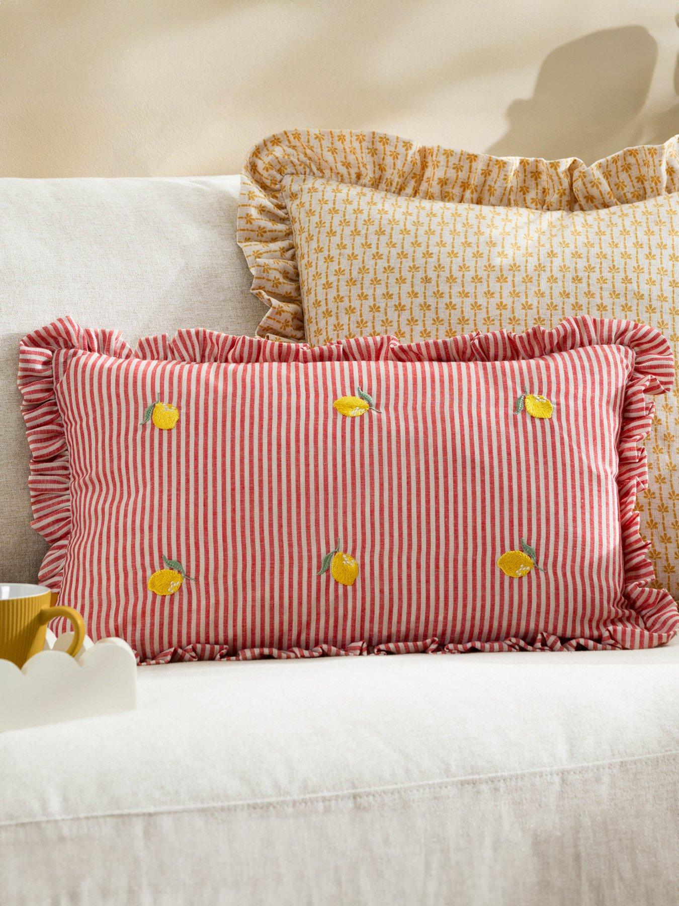 Furn Les Fruites Lemons Cushion- 30x50cm