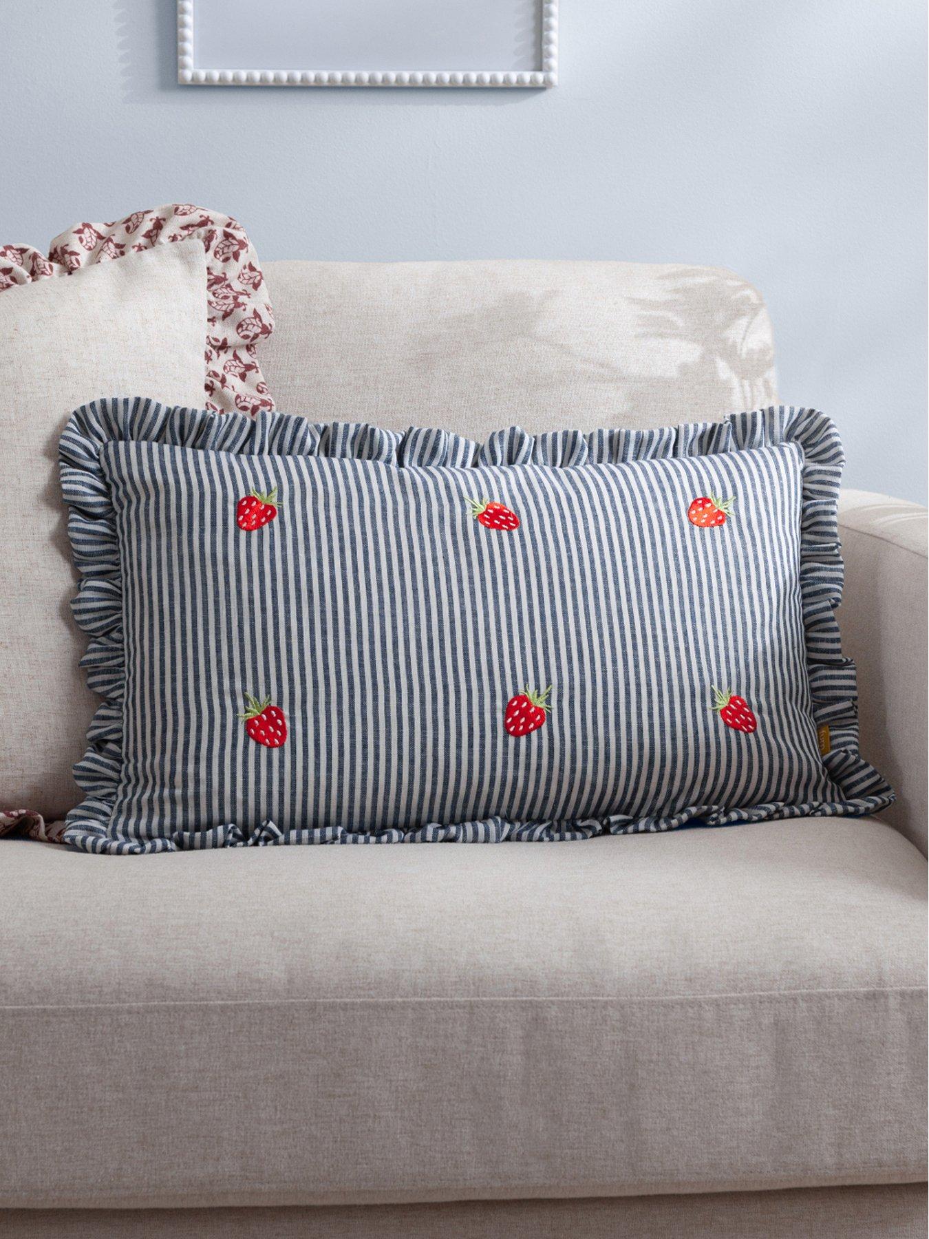 Image 1 of 6 of Furn Les Fruites Strawberries Cushion &ndash; 30 x 50 cm
