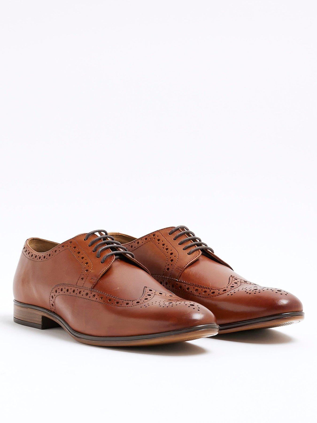 Image 4 of 5 of River Island Formal Lace Up Brogue Shoes