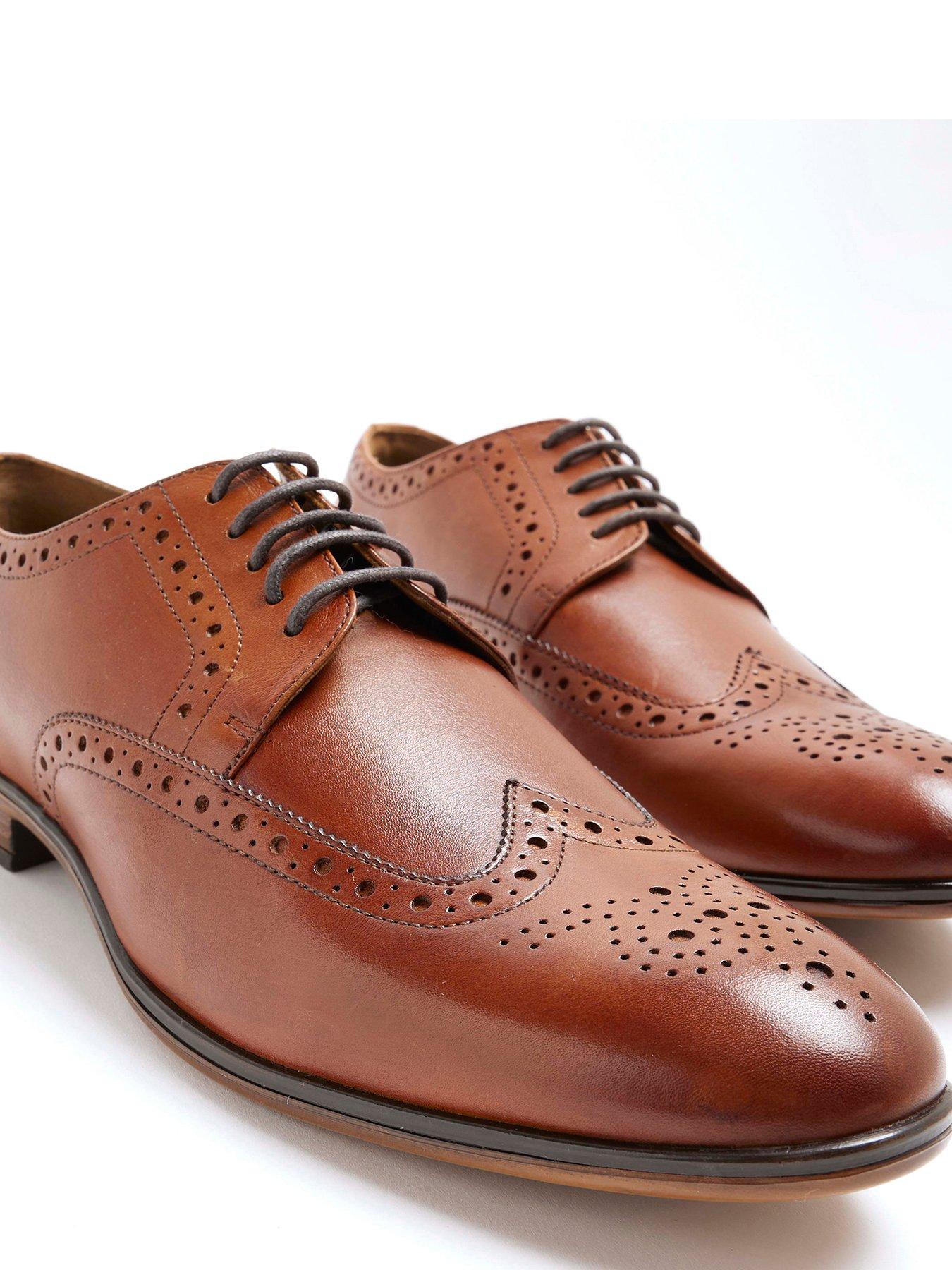 Image 5 of 5 of River Island Formal Lace Up Brogue Shoes