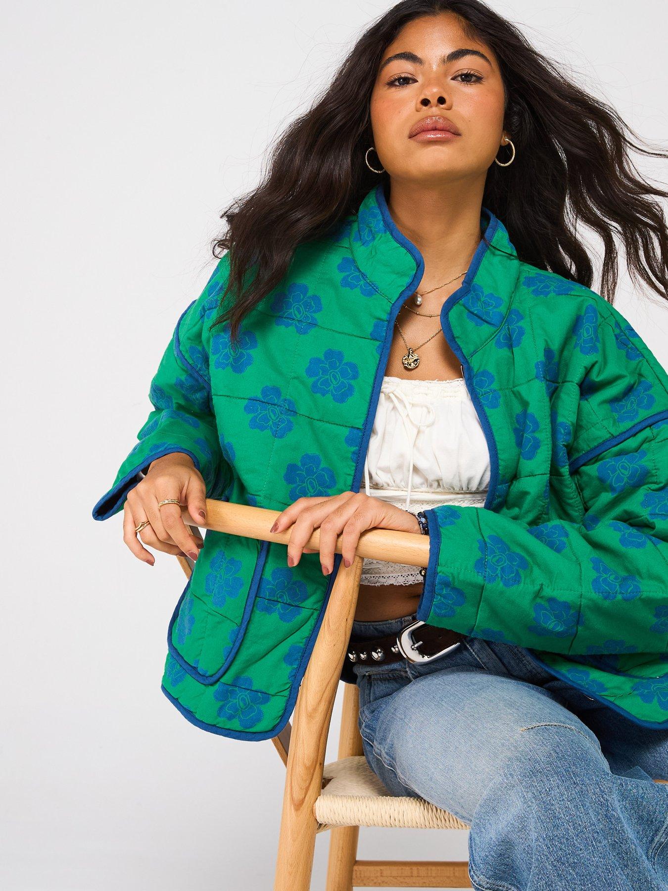 Miss Chloe⌇vintage⌇green jacket CHLOÉ Paneled leather jacket | NET-A-PORTER