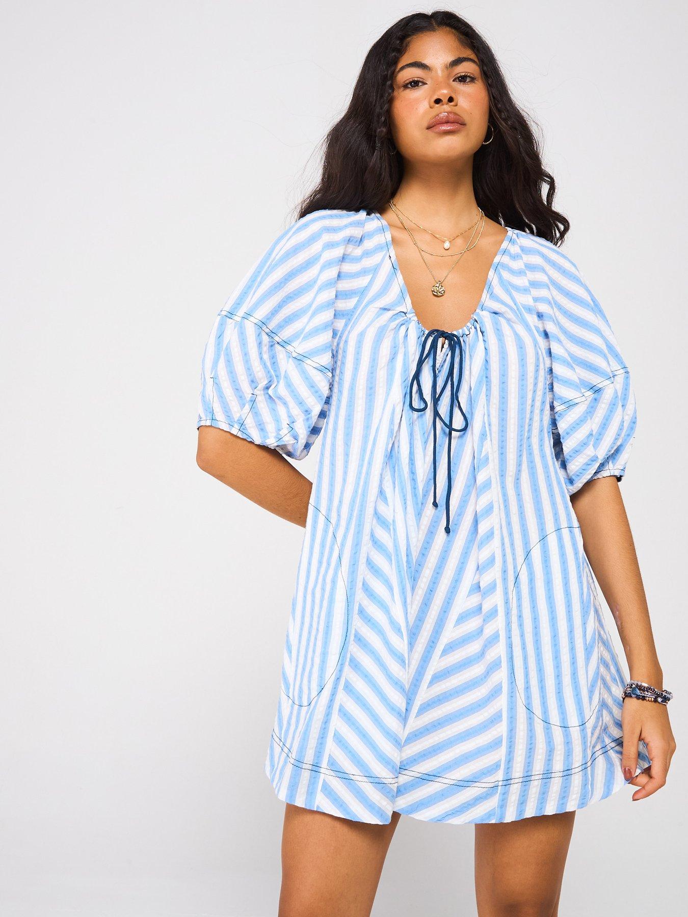 undefined Bop Around Playsuit - Blue