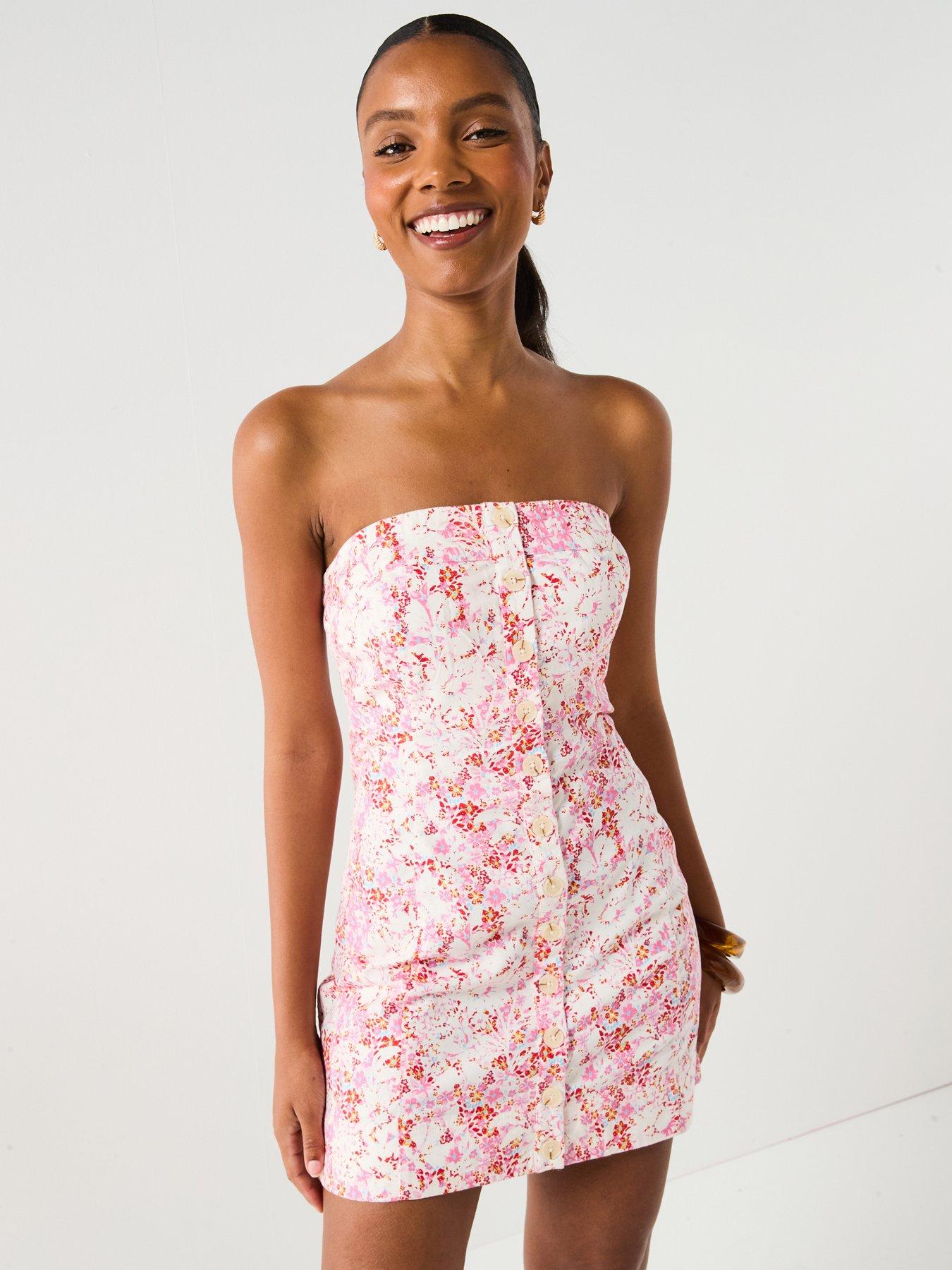 FREE PEOPLE Tomas Floral Mini Dress - Multi