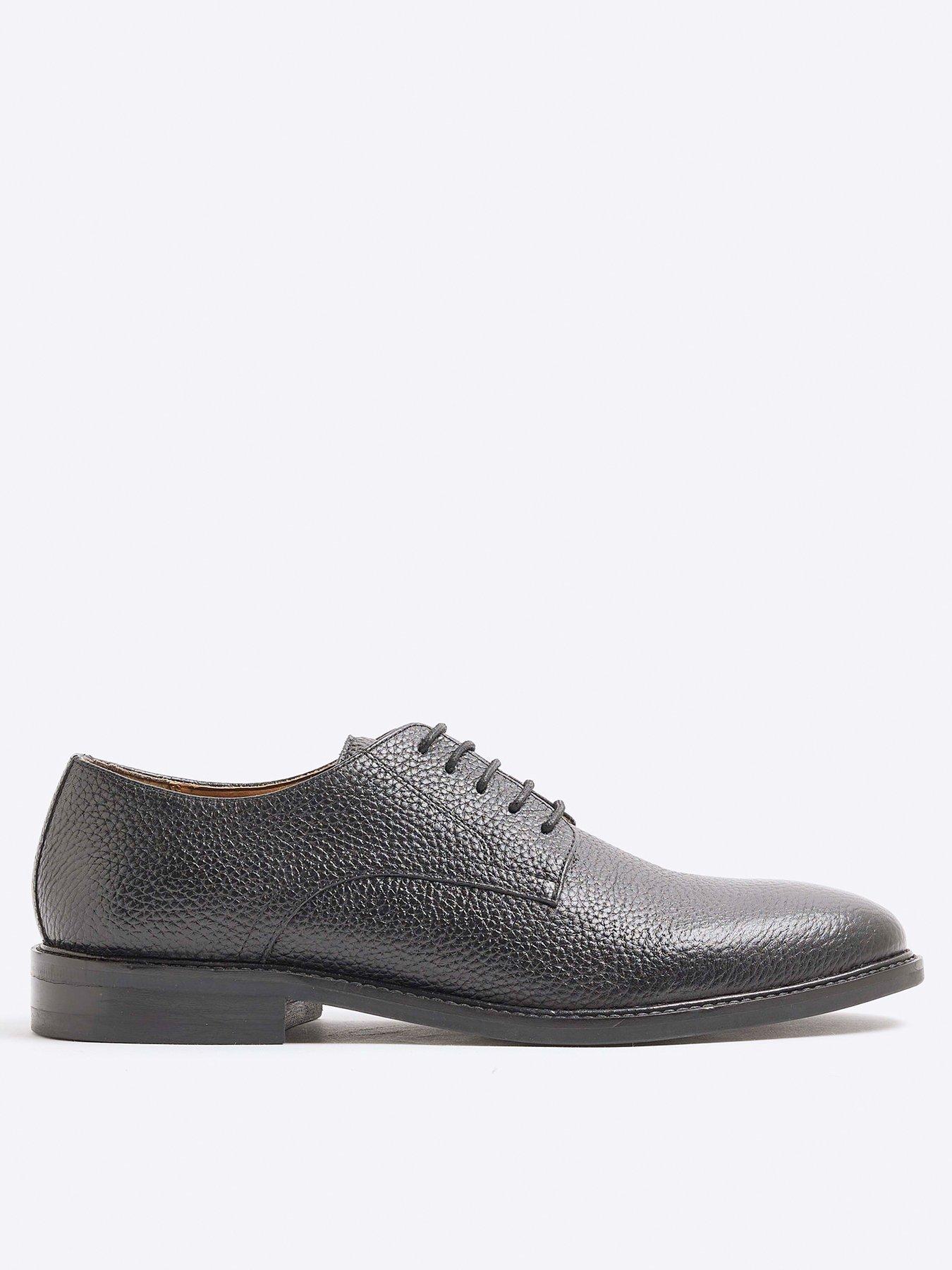 undefined Casual Pebbled Derby Shoes