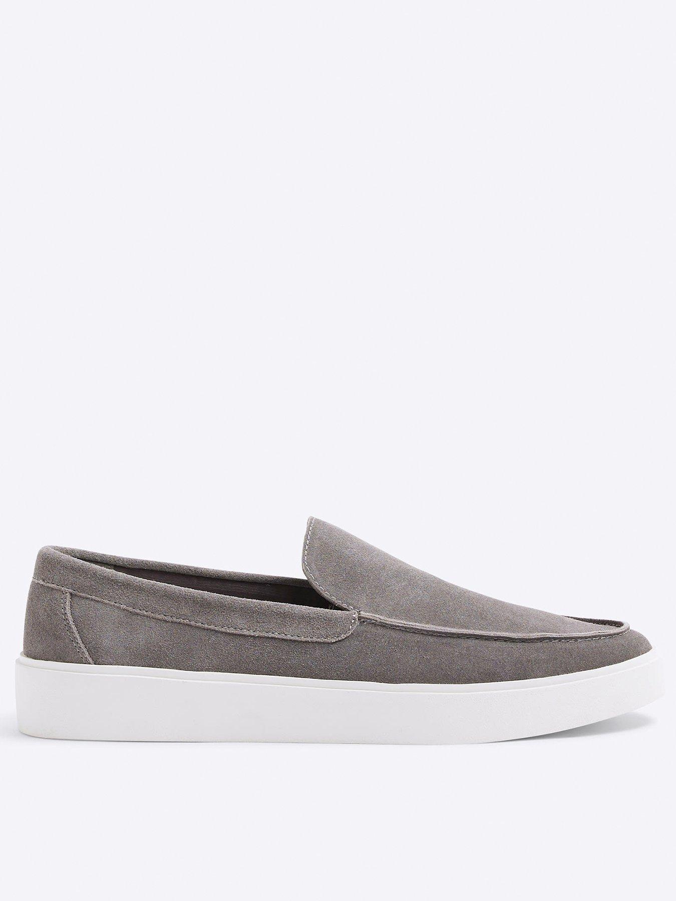 undefined Wedge Cupsole Loafer - Grey