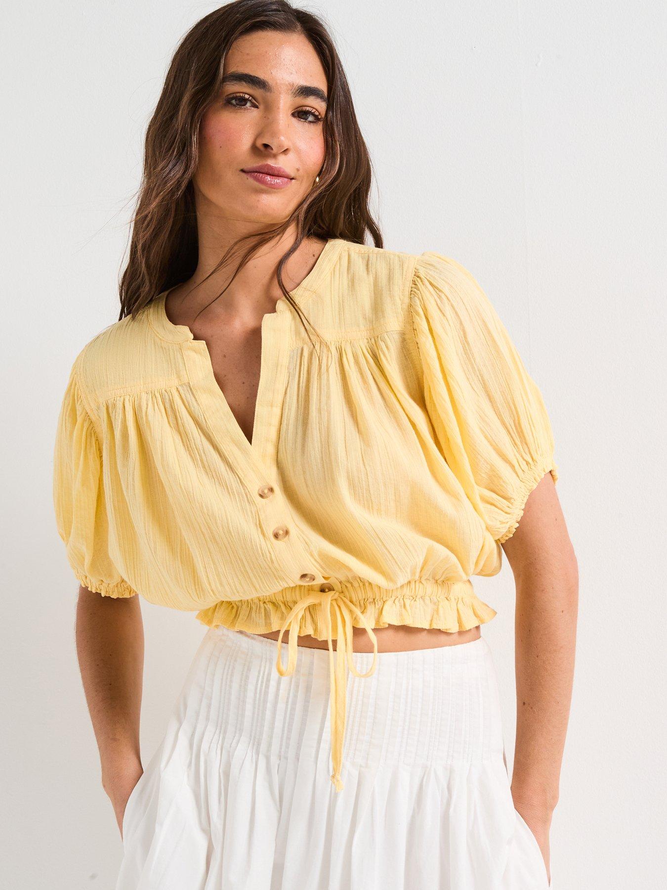undefined Little Cloud Blouse - Yellow