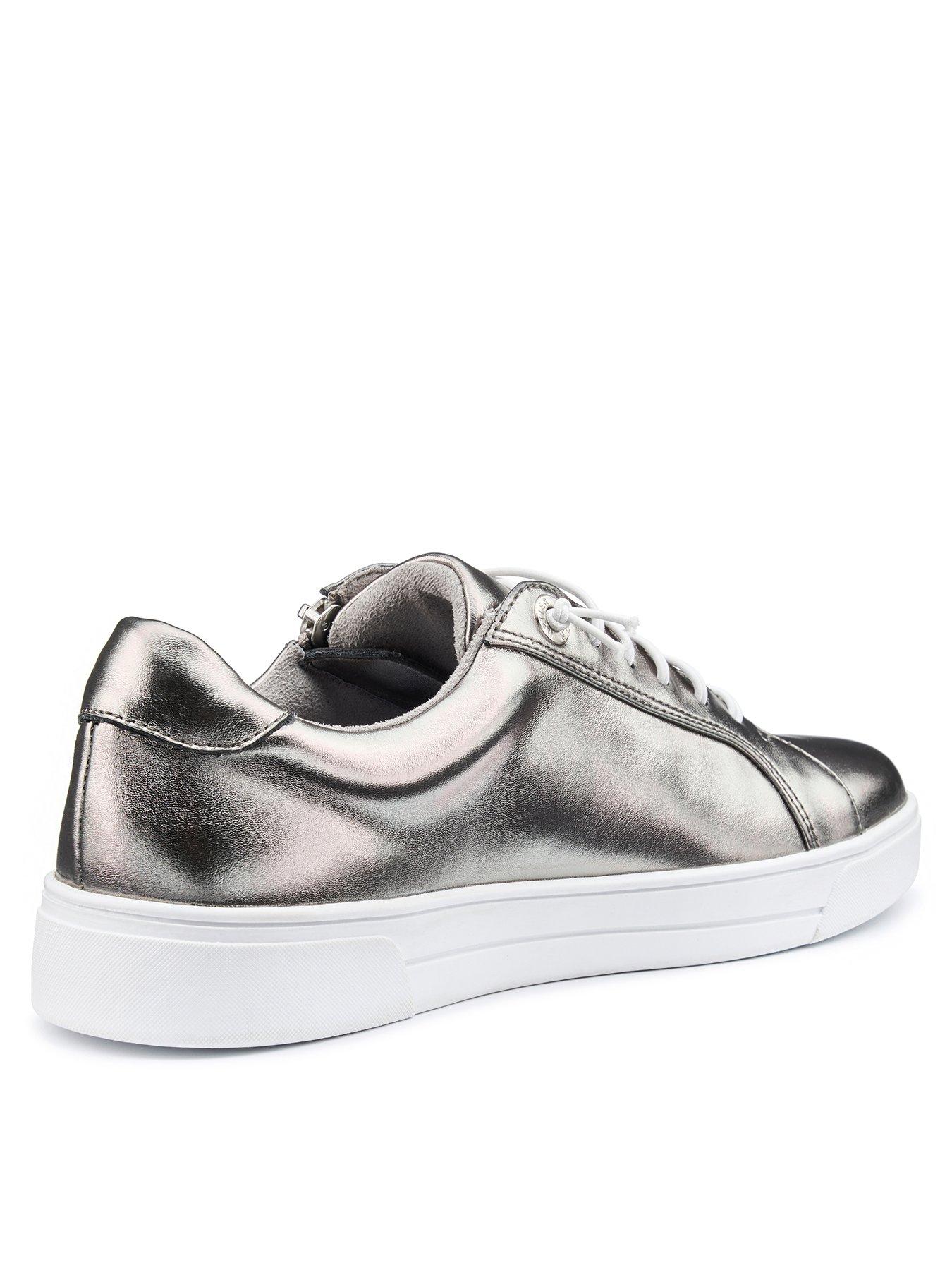 Image 3 of 4 of Hotter Leonie Metallic Trainer - Silver