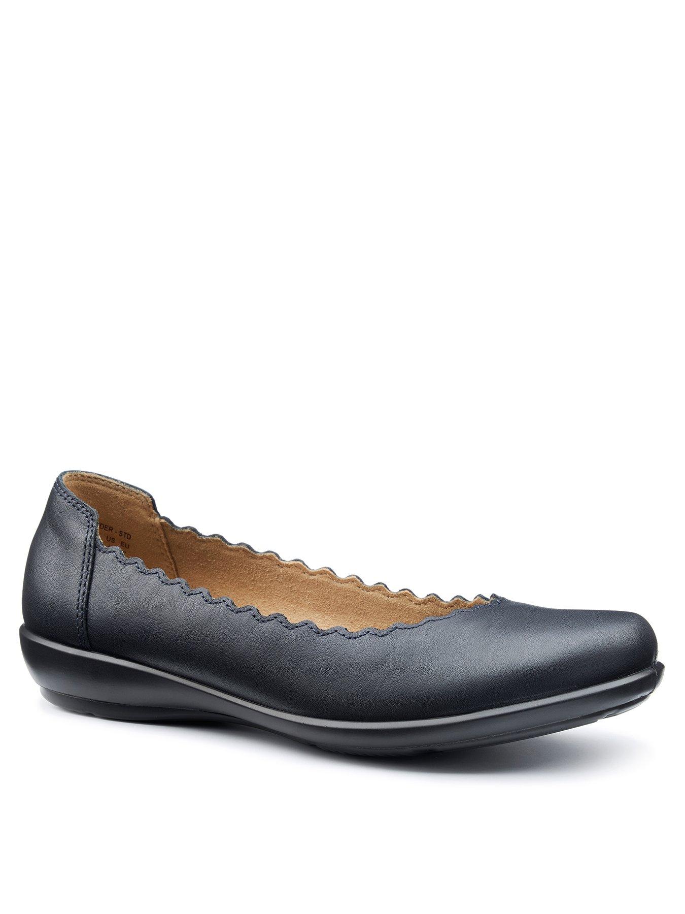 Image 2 of 5 of Hotter Eider Wide Fit Ballerina Shoe - Blue