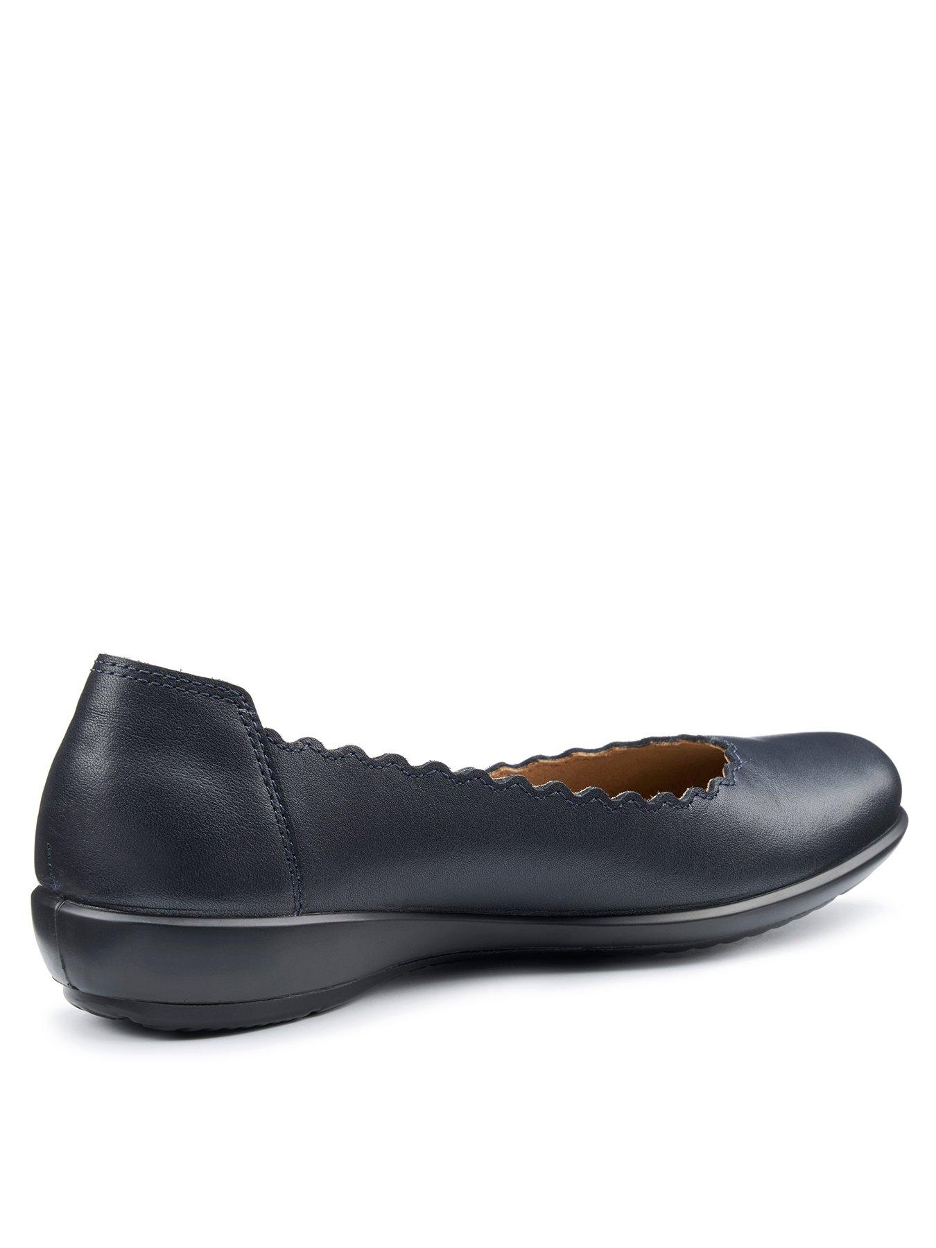Image 3 of 5 of Hotter Eider Wide Fit Ballerina Shoe - Blue