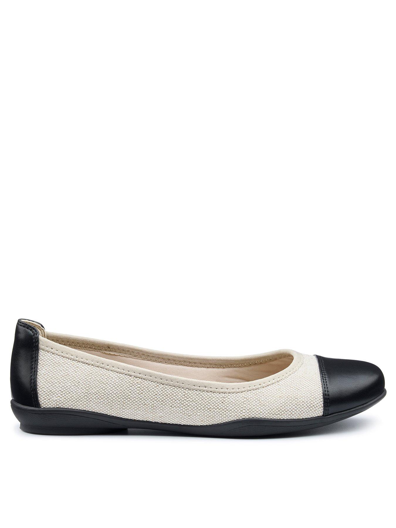 undefined Ivy Wide Fit Ballerina Shoe - Black