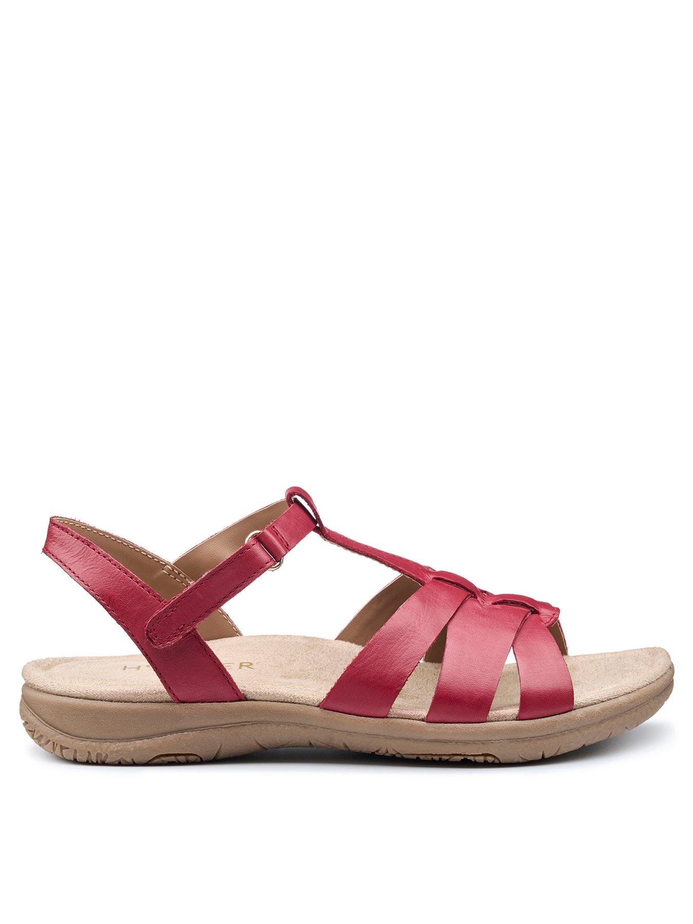 undefined Rainer Wide Fit Sandal - Red