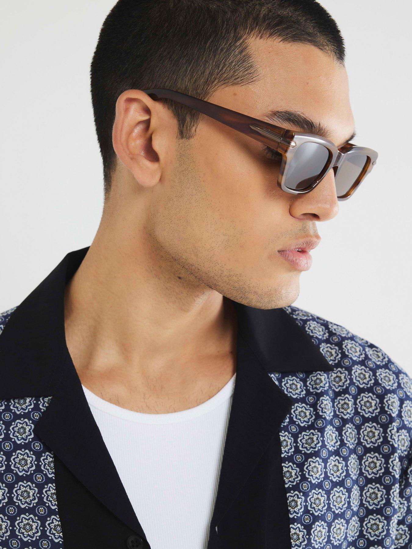 undefined Angled Wayfarer Sunglasses