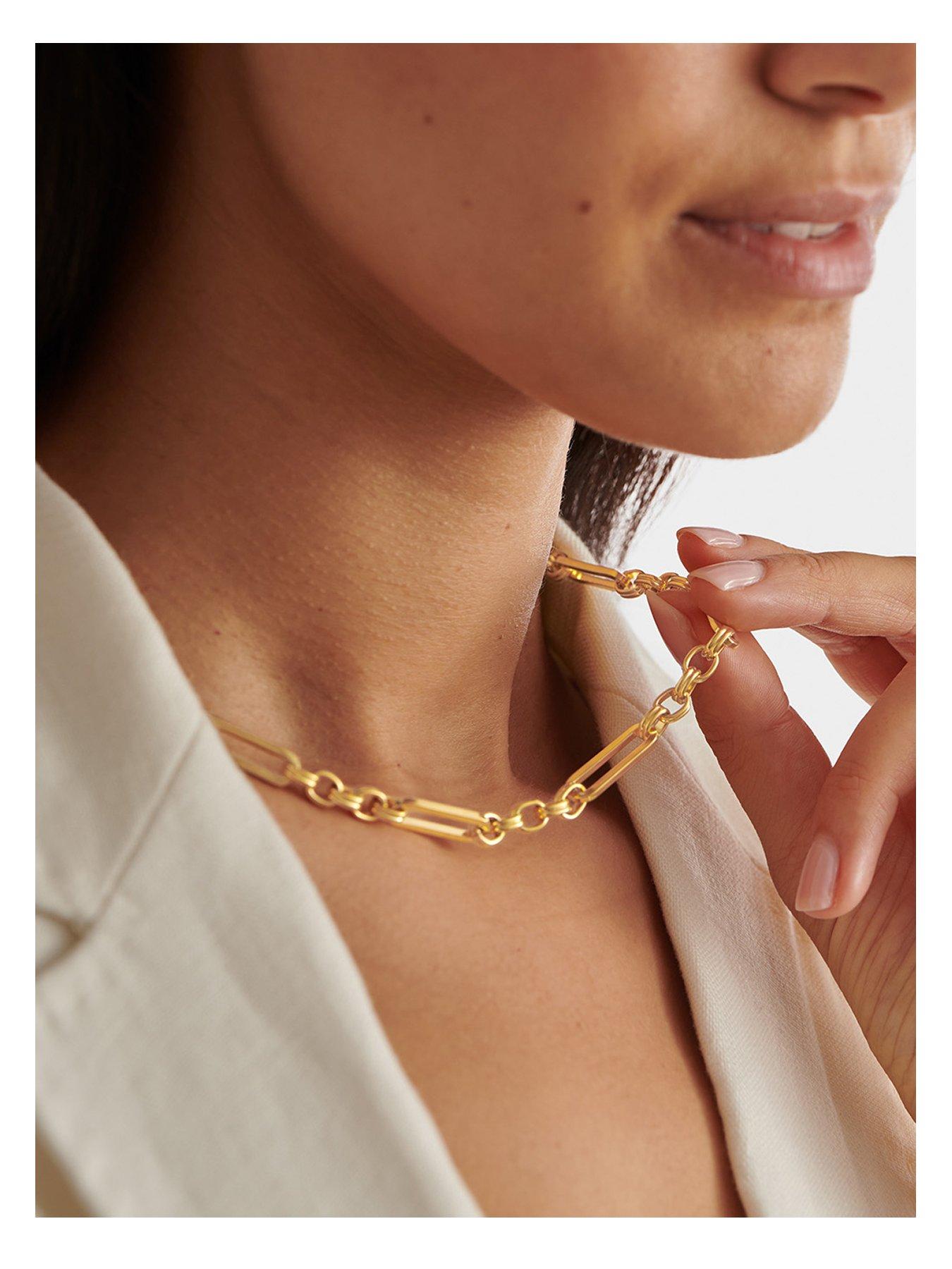 undefined Mila Link Waterproof Gold Necklace
