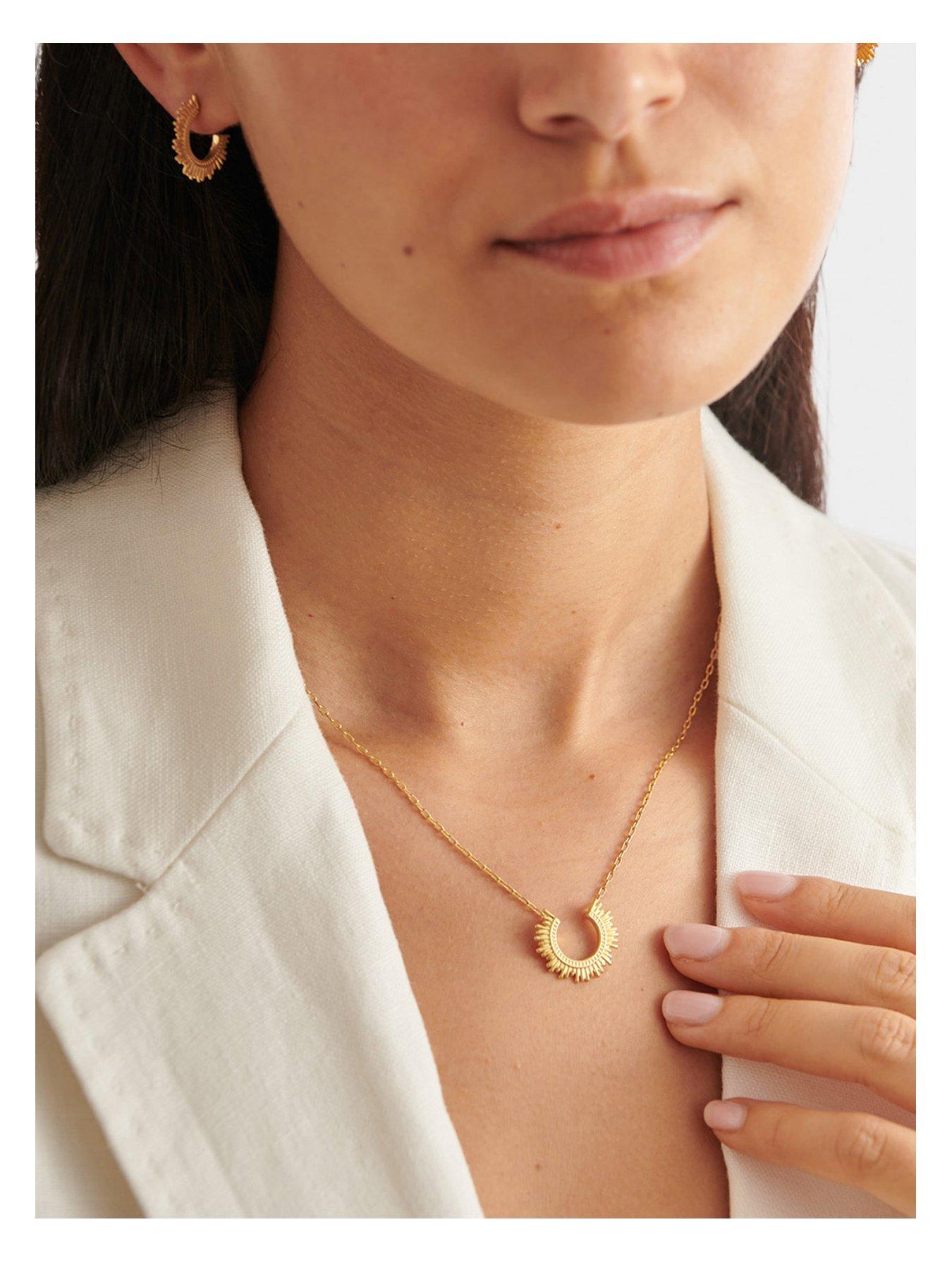 undefined You Shine Waterproof Gold Charm Necklace