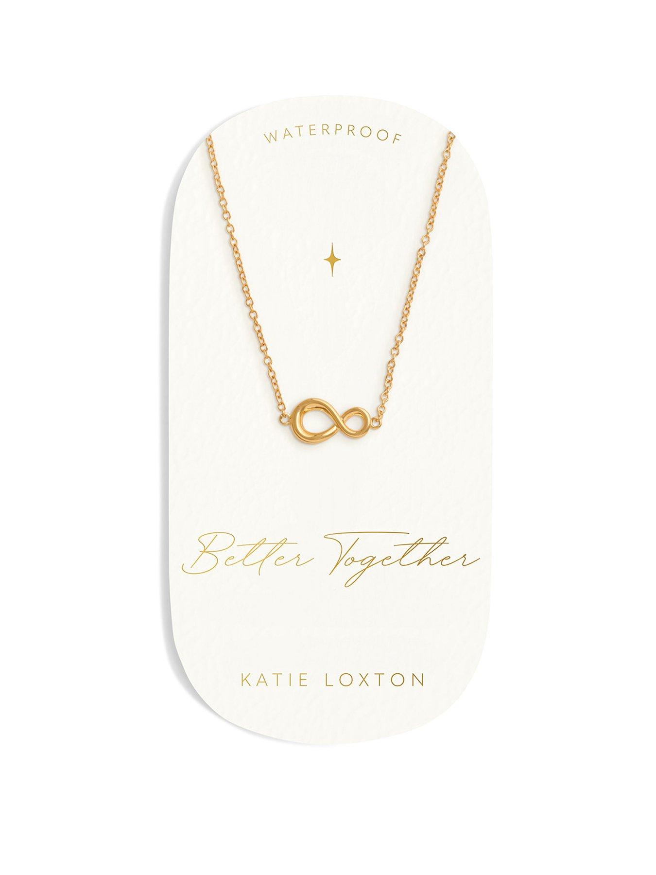 undefined Better Together Waterproof Gold Charm Necklace
