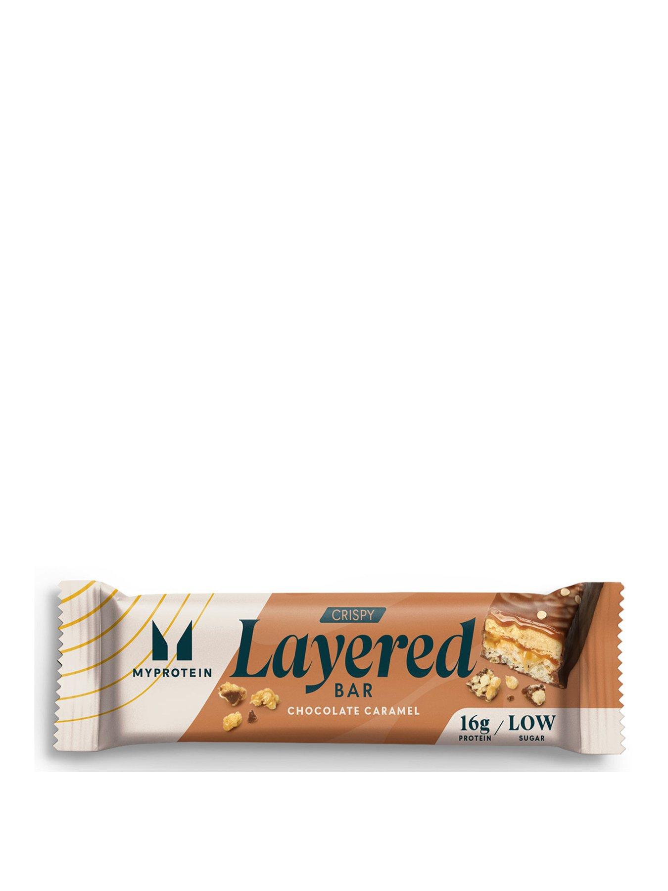 Image 1 of 2 of MyProtein Crispy Layered Protein Bar - Chocolate Caramel - 12 x 58g