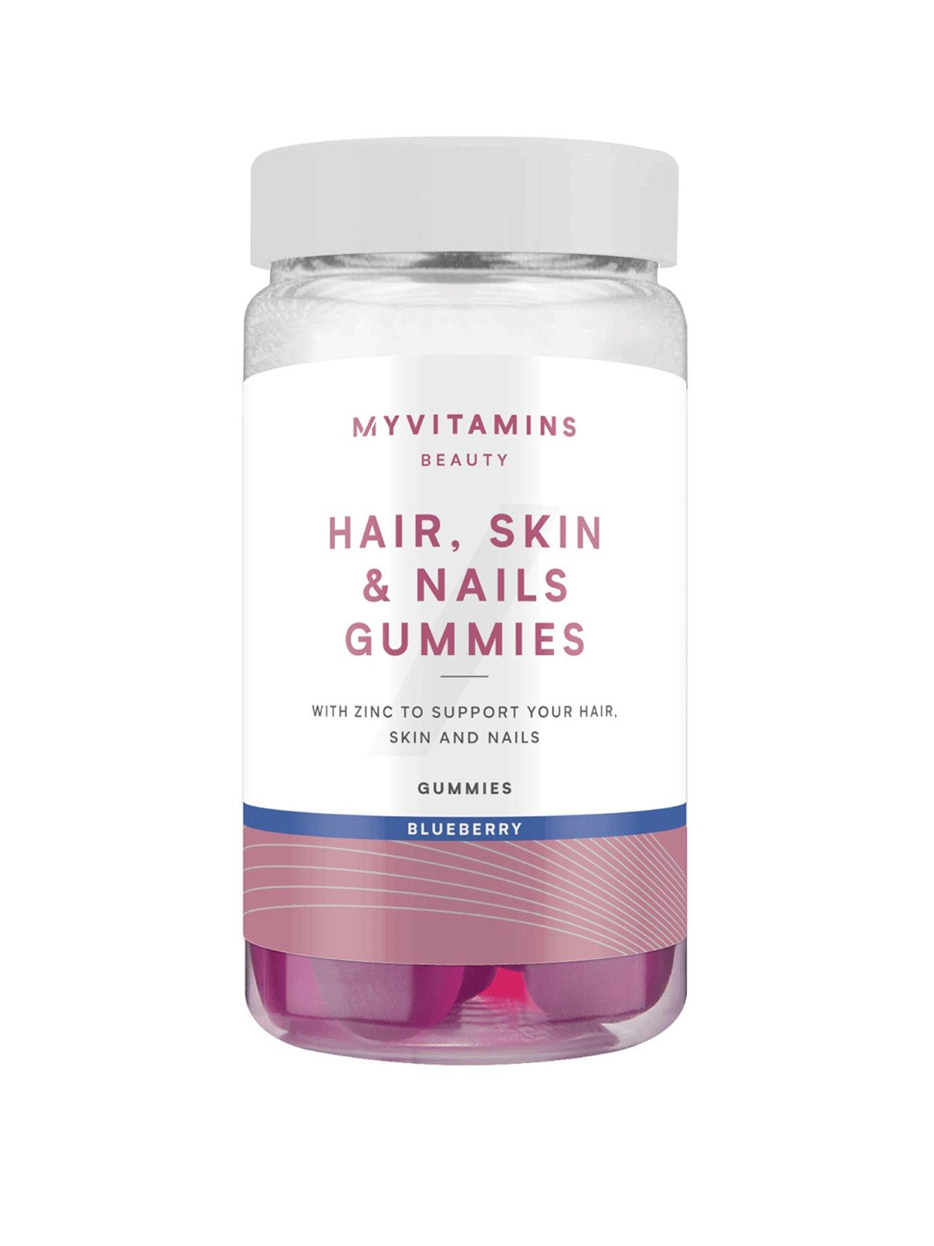 undefined Hair Skin and Nails Gummies, Blueberry, 60 Gummies