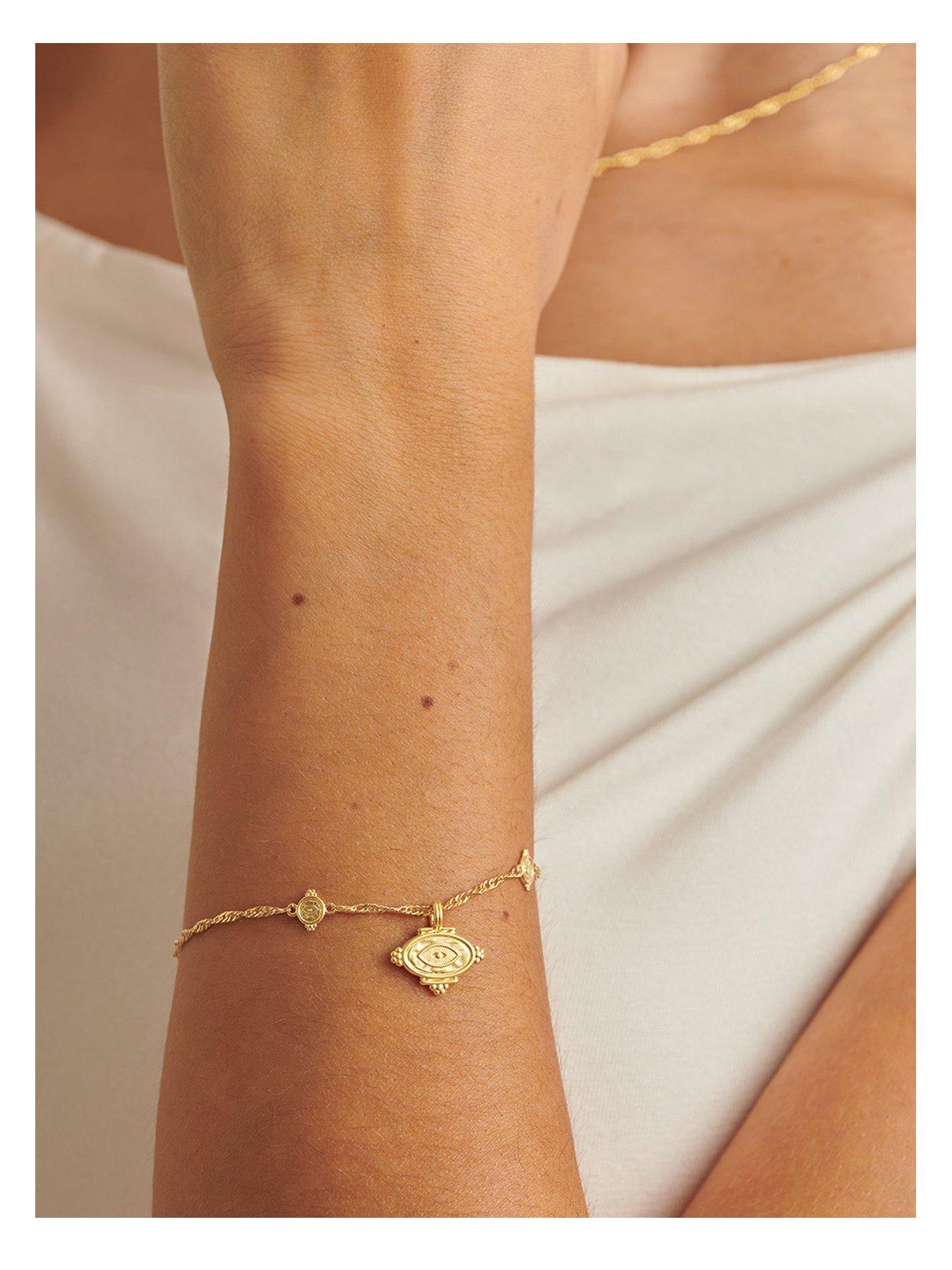 undefined Protection Waterproof Gold Charm Bracelet