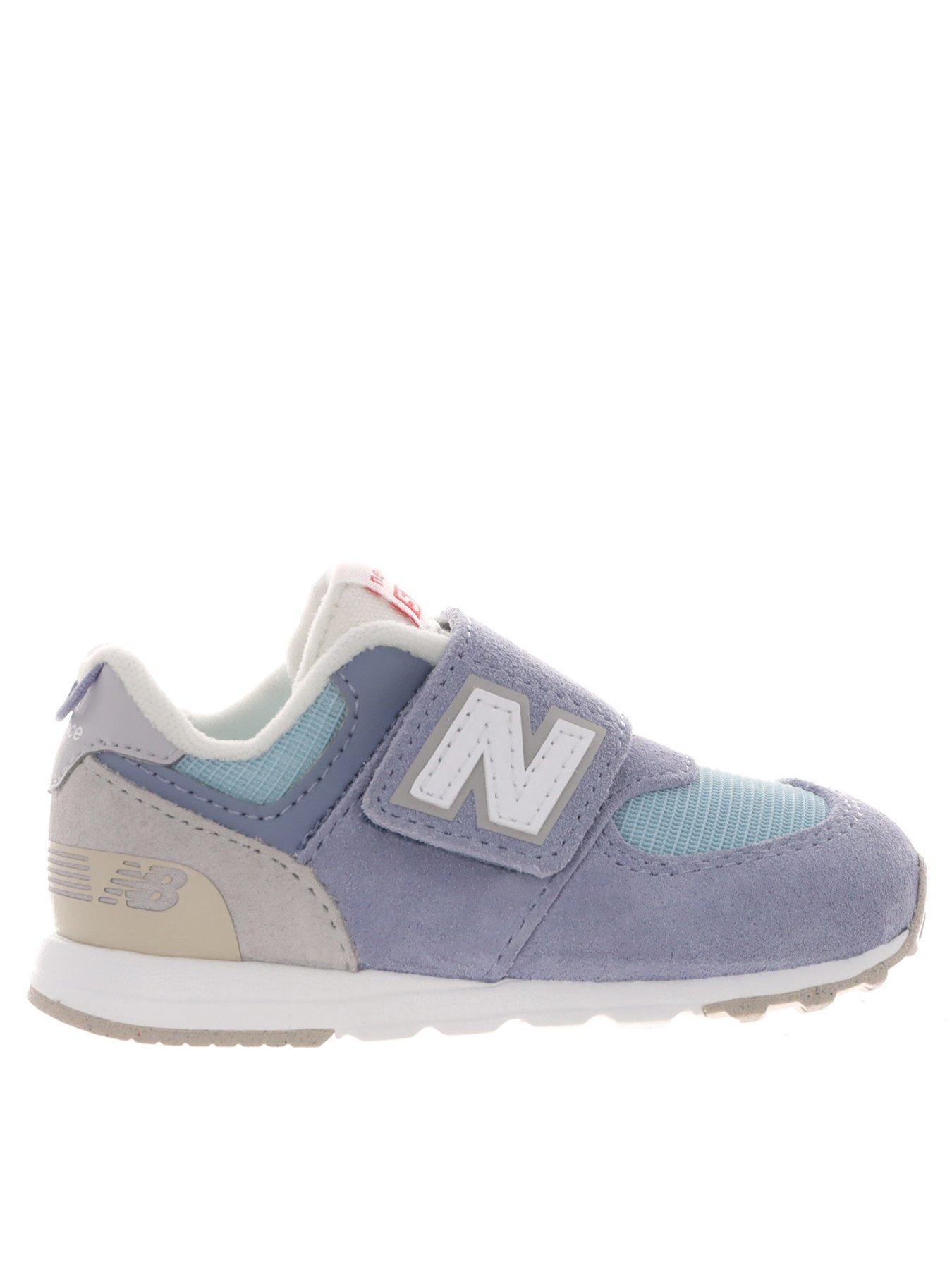 undefined Infant 574 Velcro Trainers - Blue