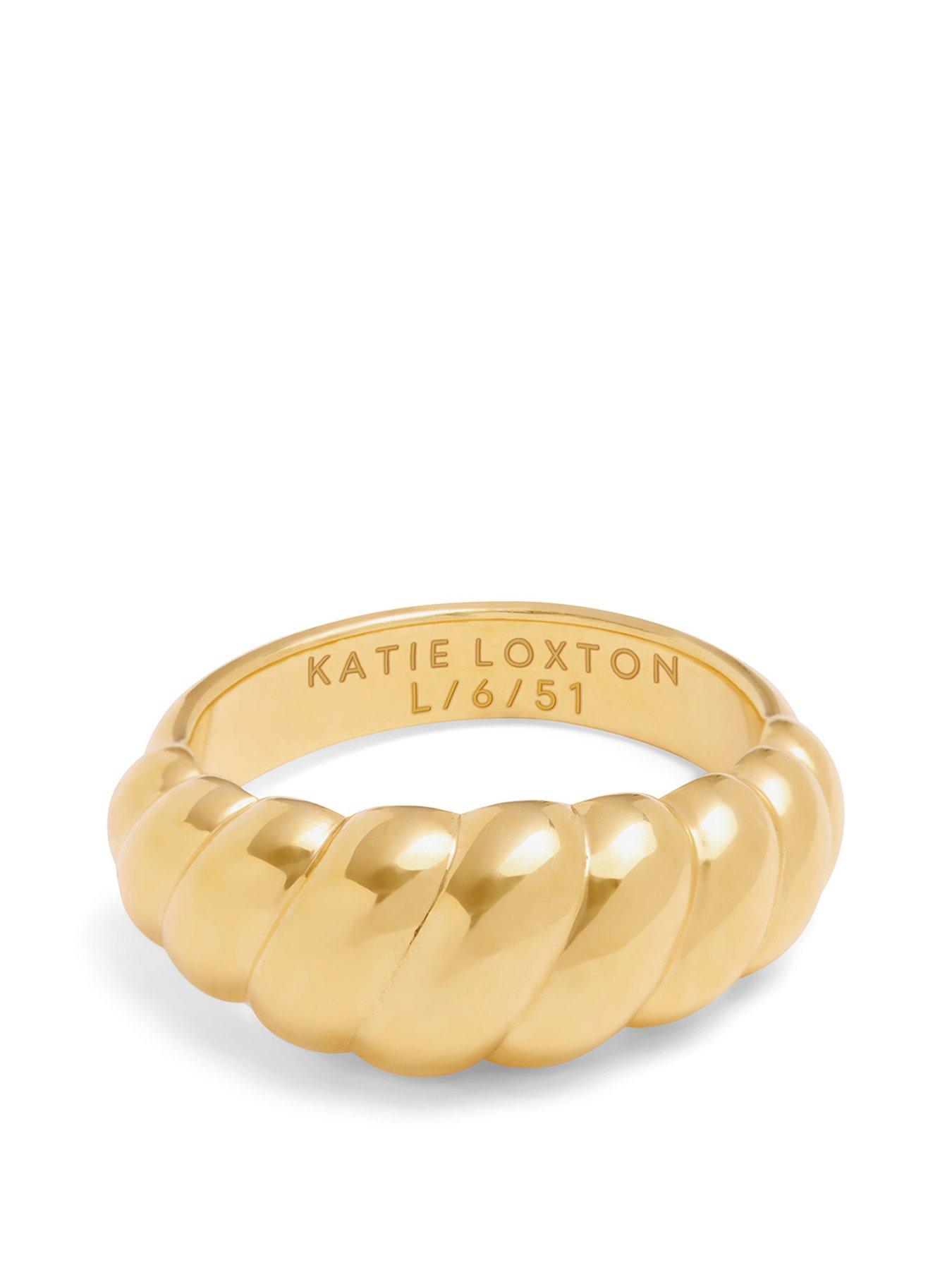 Katie Loxton Harper Twist Waterproof Gold Ring