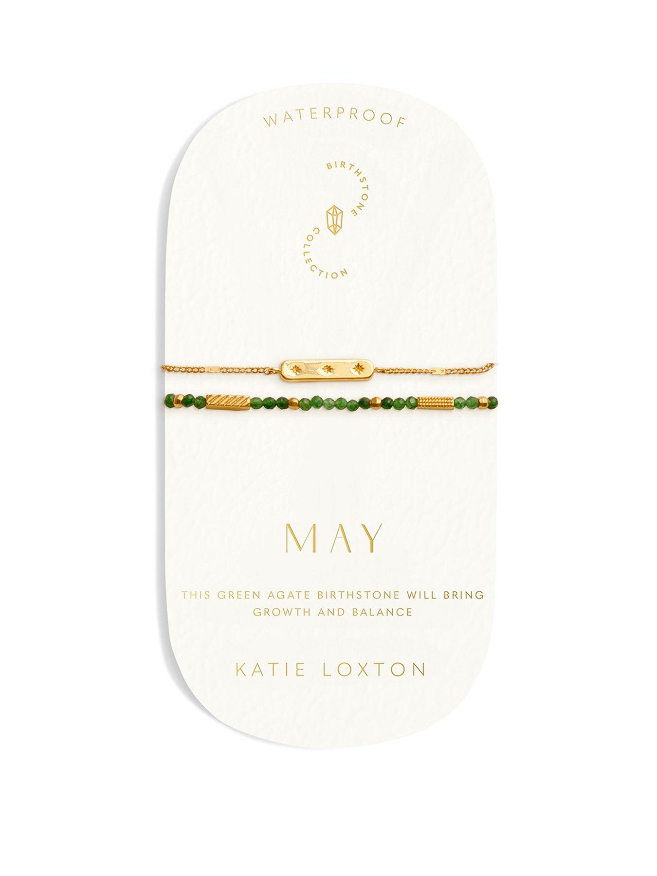 Katie Loxton Birthstone Waterproof Gold Bracelet