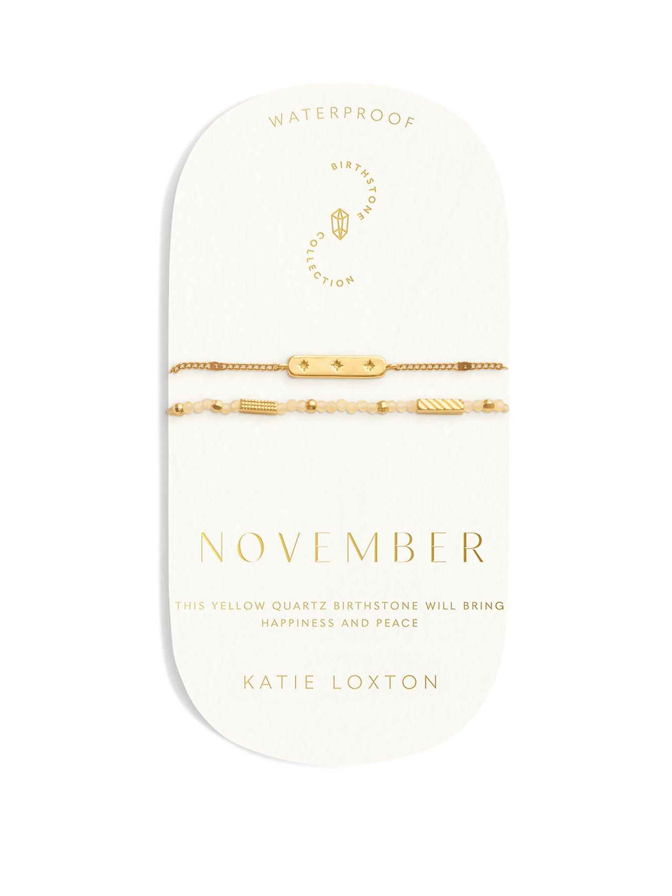 undefined Birthstone Waterproof Gold Bracelet