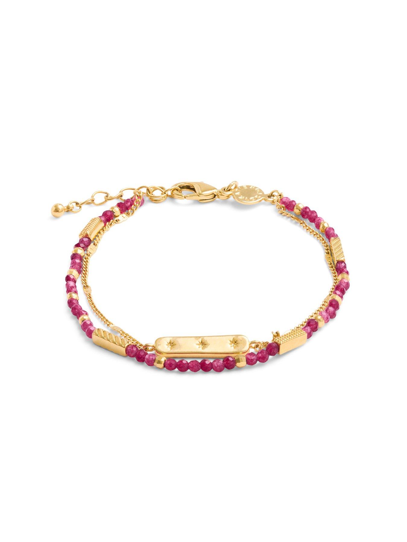 Image 3 of 5 of Katie Loxton Birthstone Waterproof Gold Bracelet
