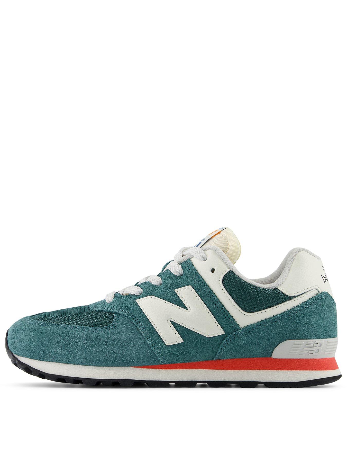 undefined Junior 574 Lace Up Trainers - Green