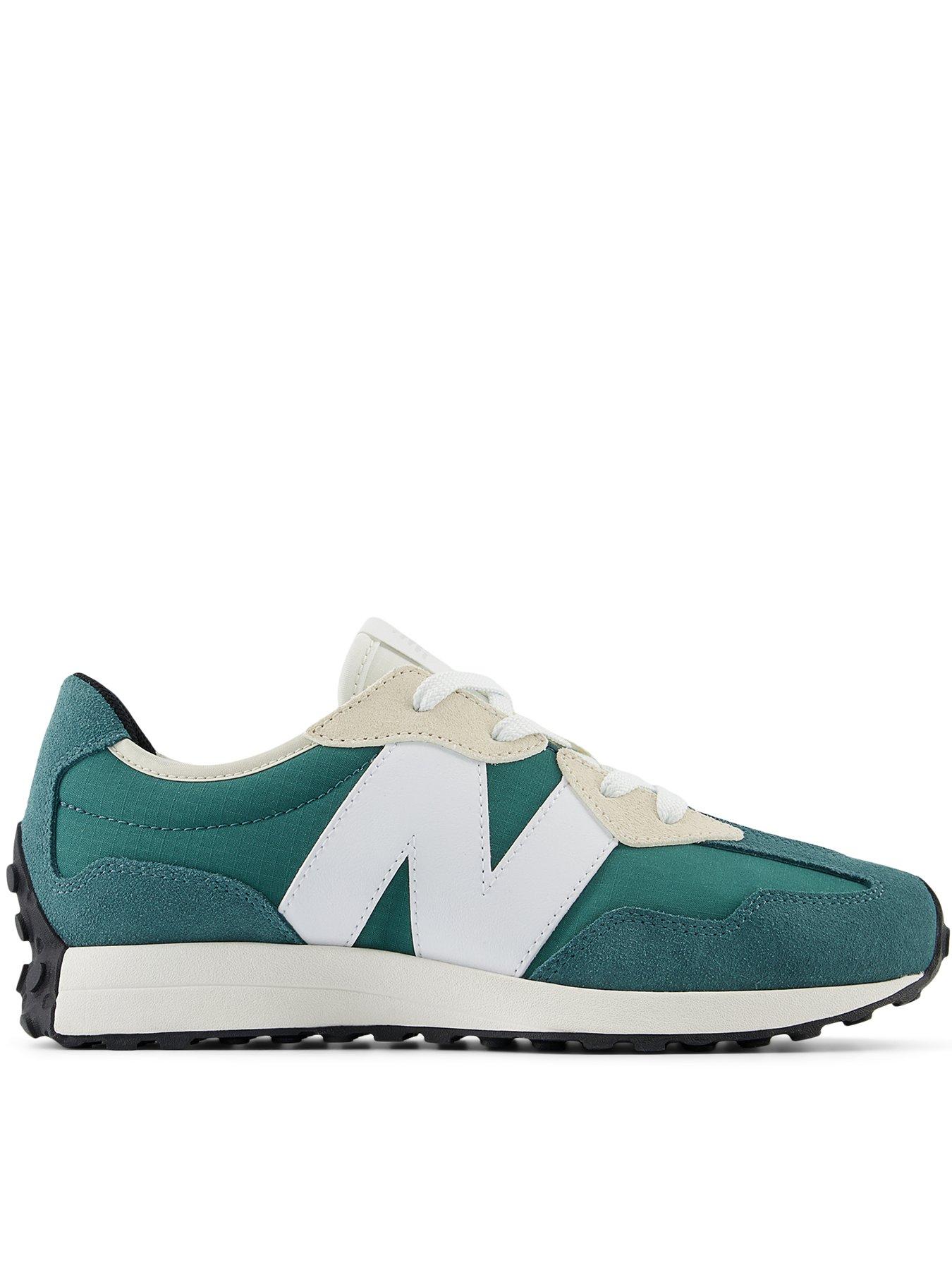 undefined Junior 327 Lace Up Trainers -Green - New Spruce