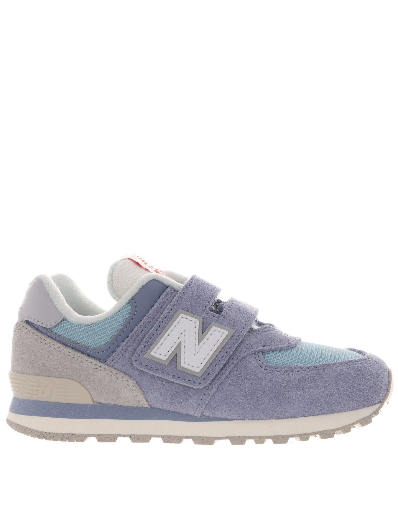 undefined Kids 574 Velcro Trainers - Blue