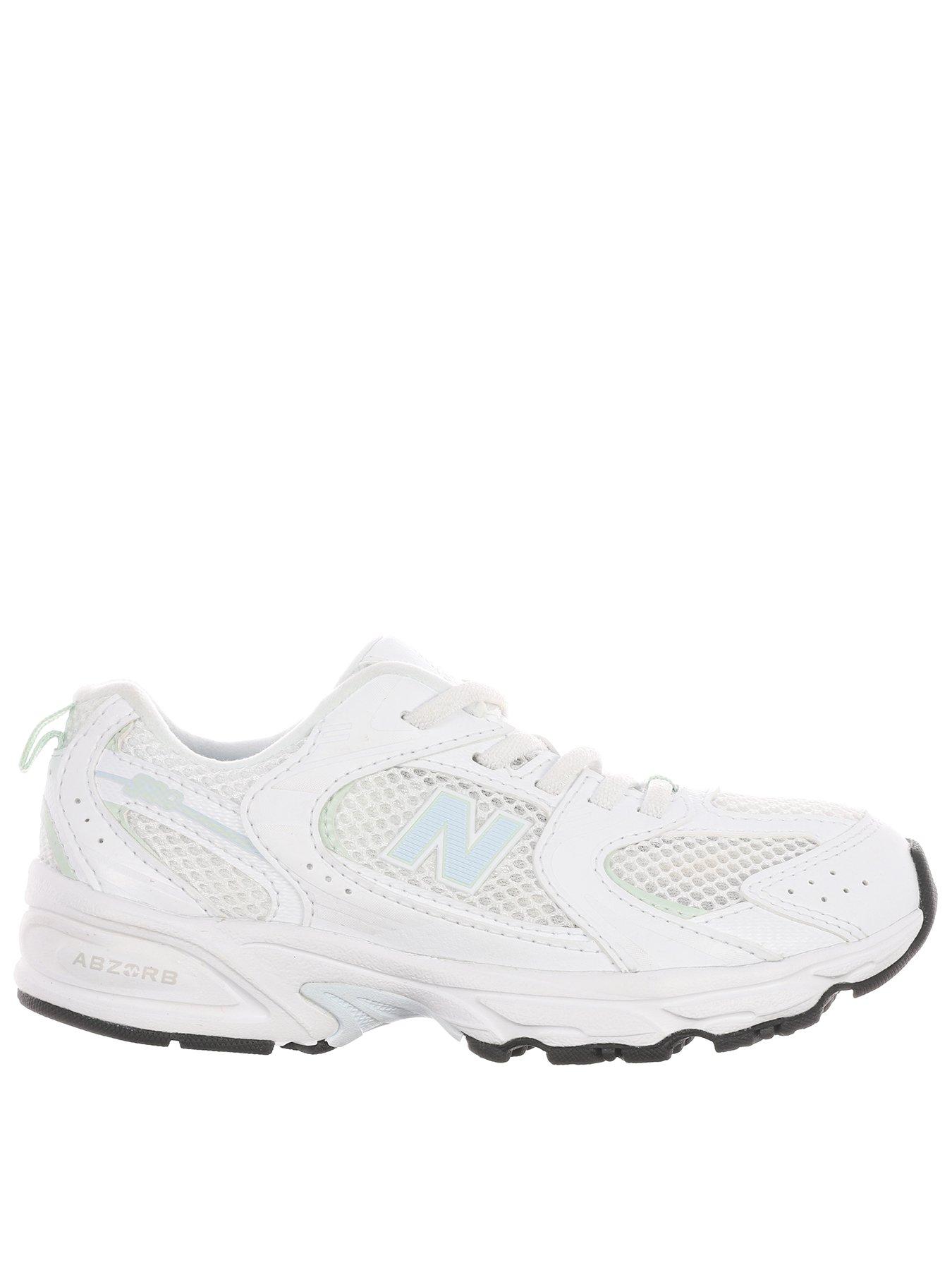 undefined Kids 530 Elasticated Lace Trainers - White