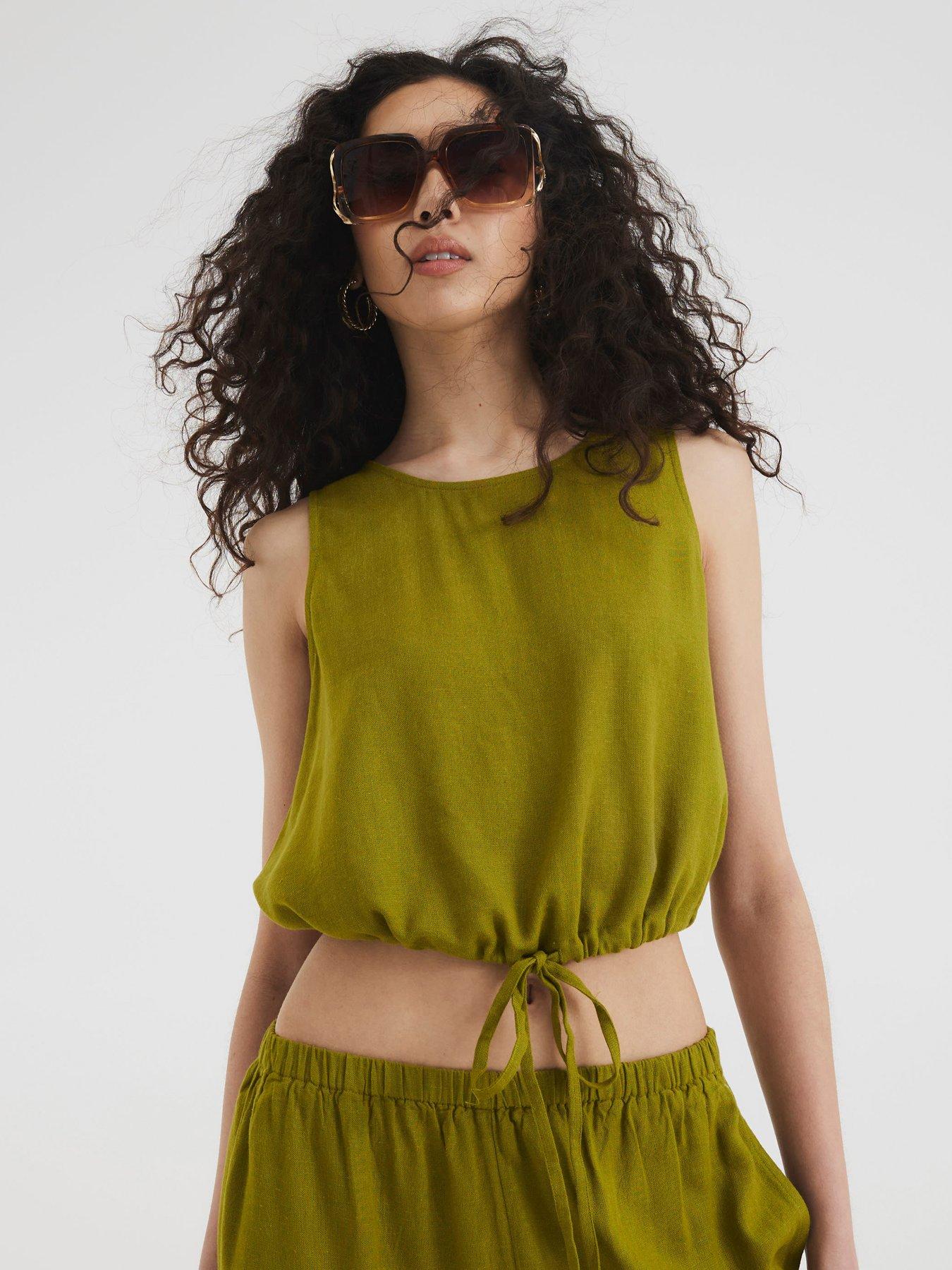 undefined Puffball Top - Lime