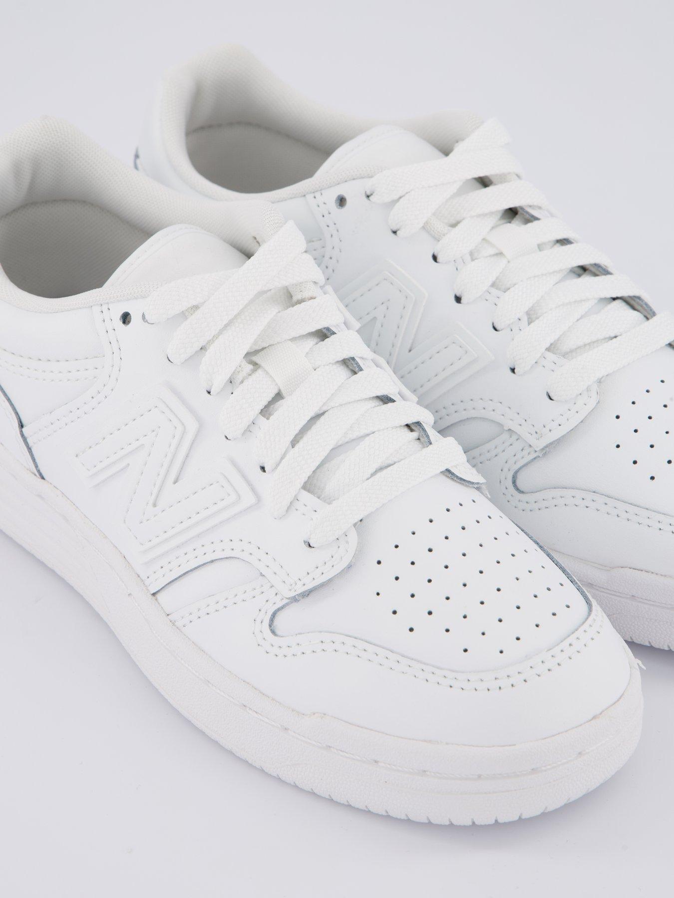 Image 5 of 7 of New Balance Junior 480 Lace Up Trainers - White