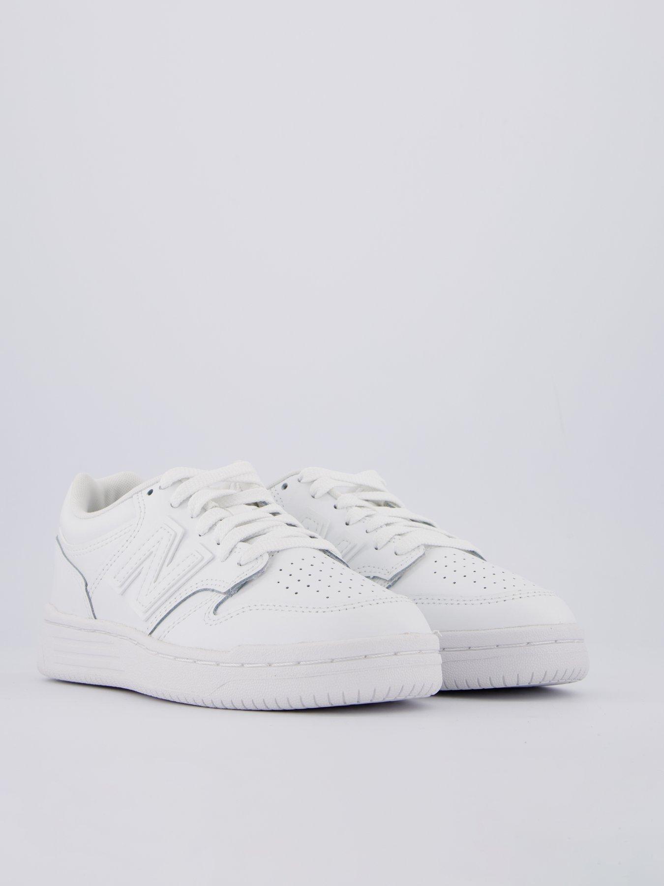 Image 6 of 7 of New Balance Junior 480 Lace Up Trainers - White