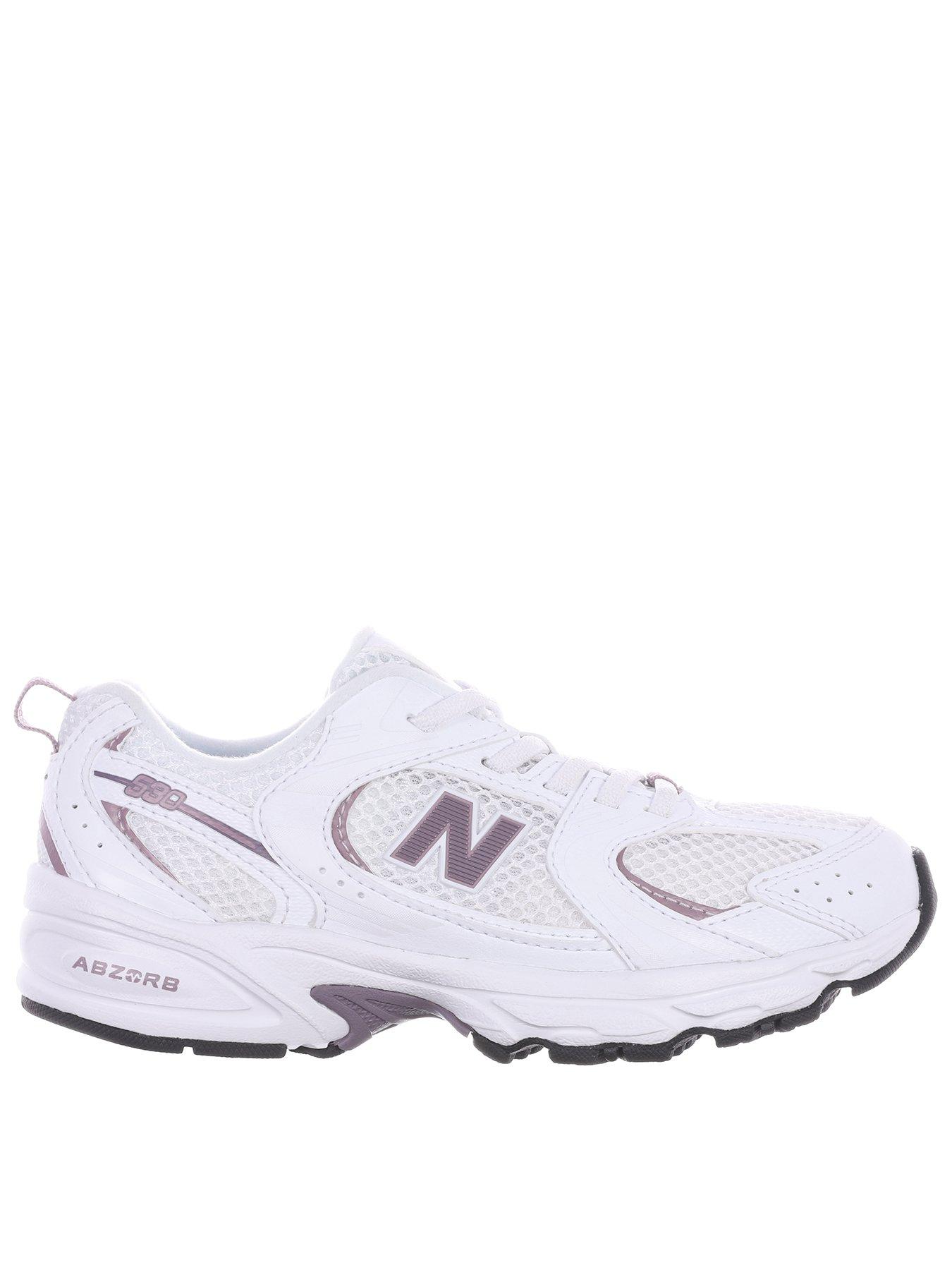 undefined Kids 530 Elasticated Lace Trainers - White