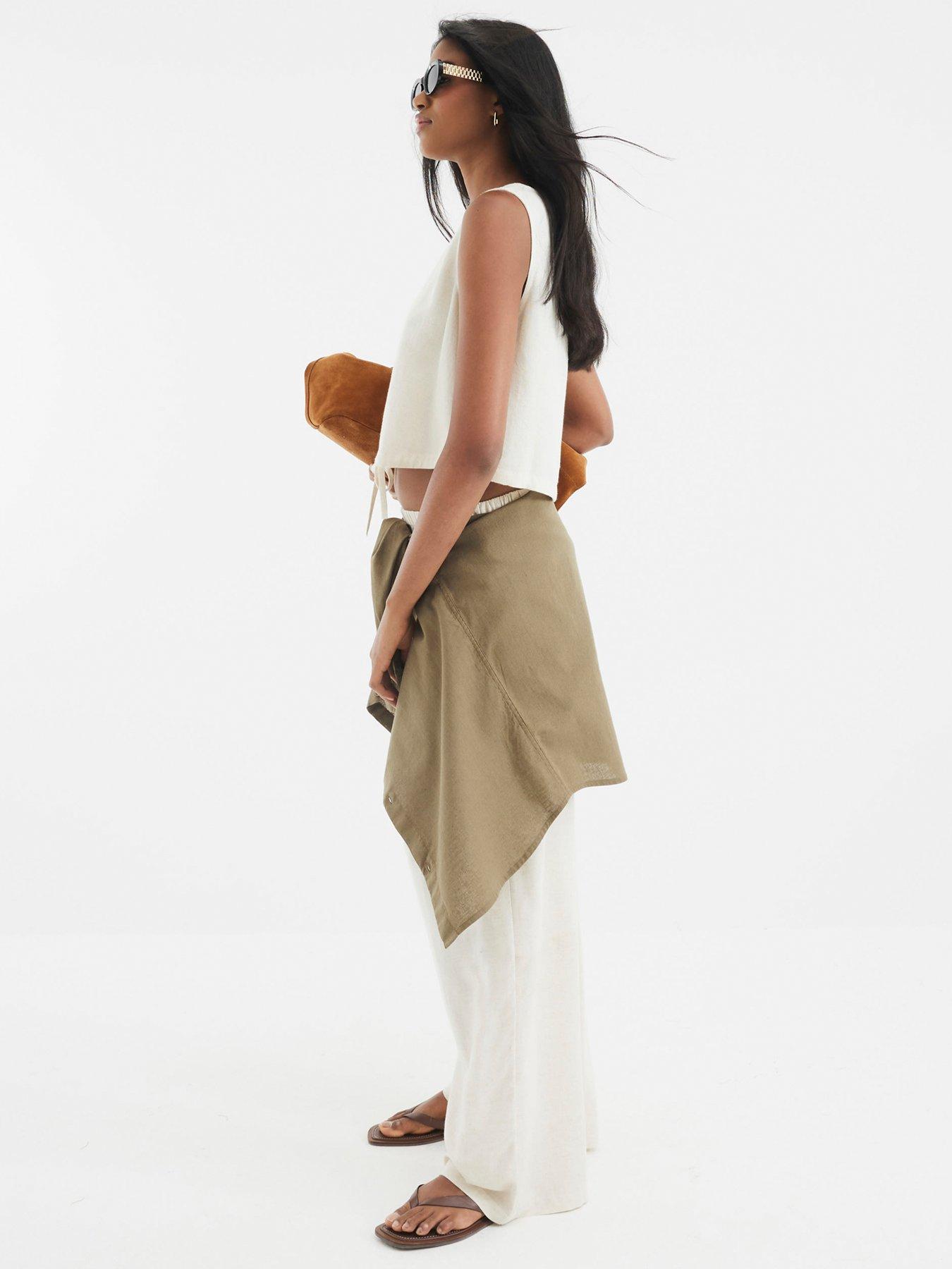 Image 3 of 4 of River Island Puffball Top - Stone