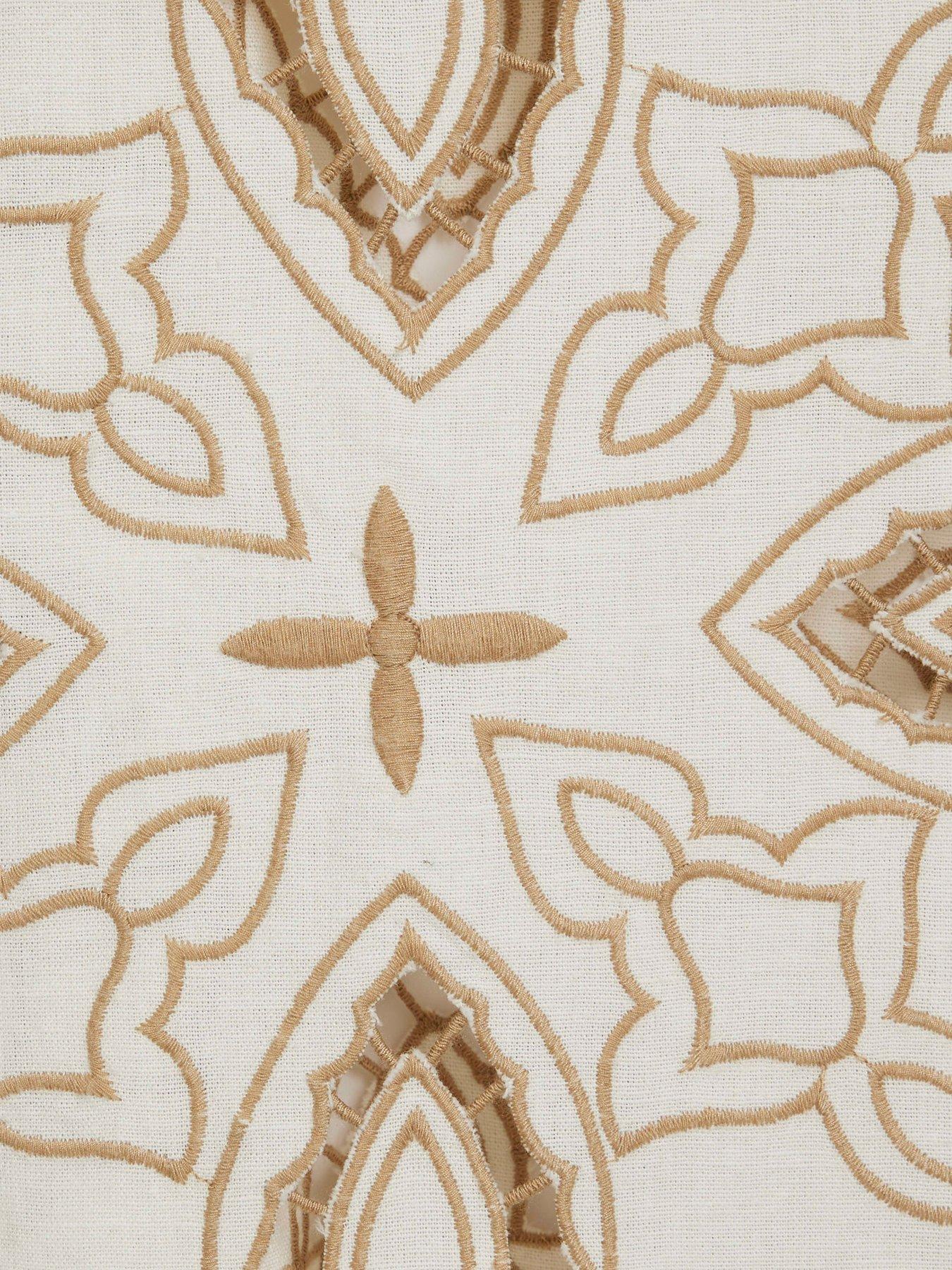  image of river-island-cutwork-trouser-cream