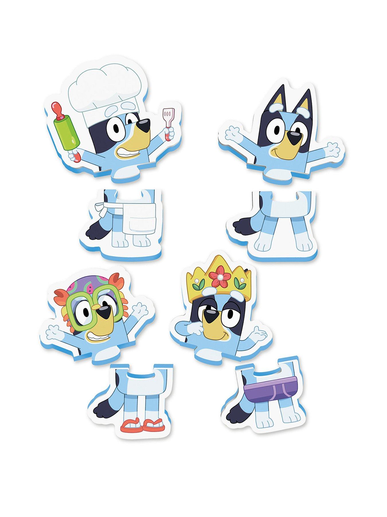 Image 1 of 6 of Bluey Bath Puzzle 8 Piece Bath Toy