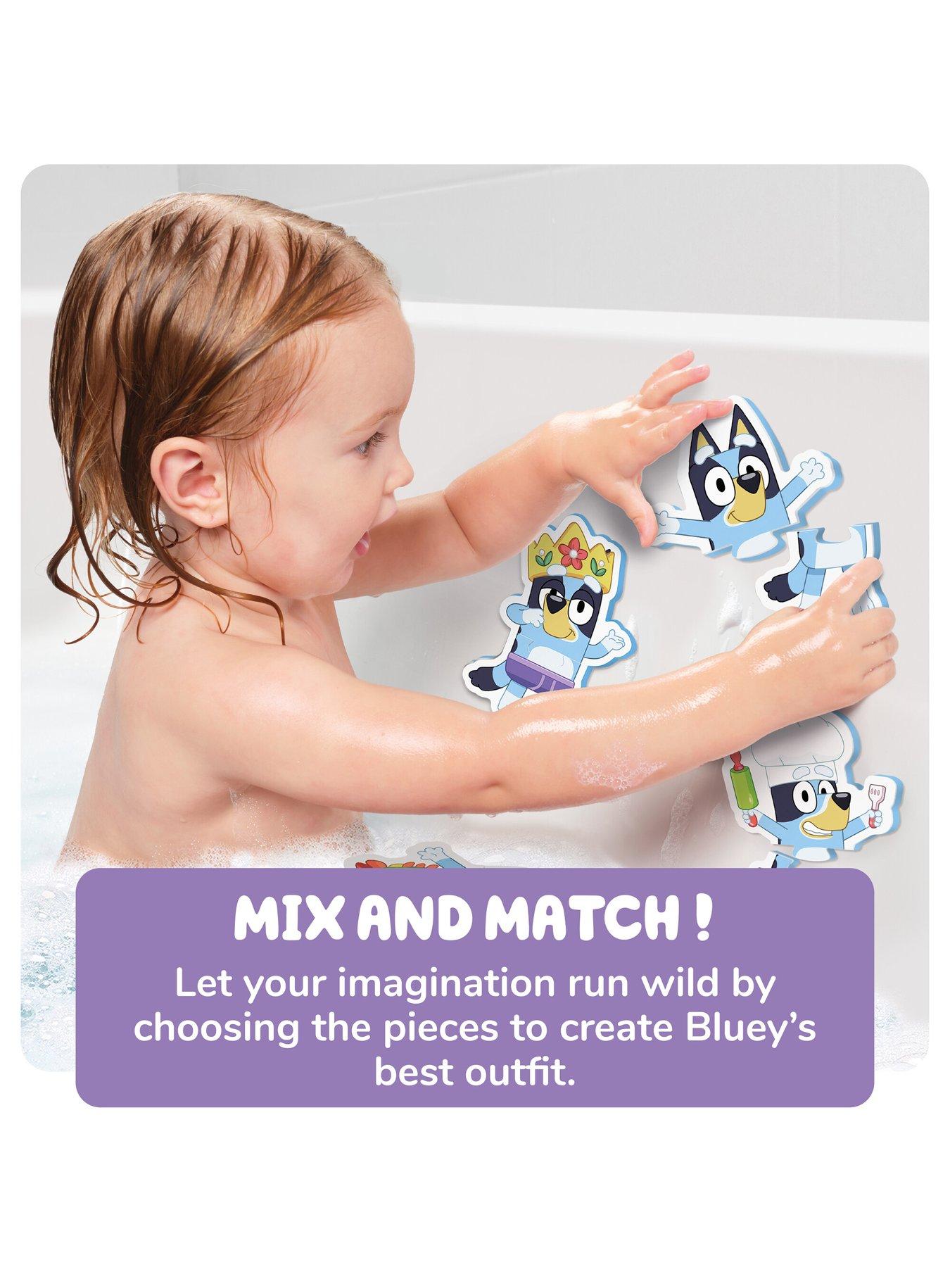 Image 2 of 6 of Bluey Bath Puzzle 8 Piece Bath Toy