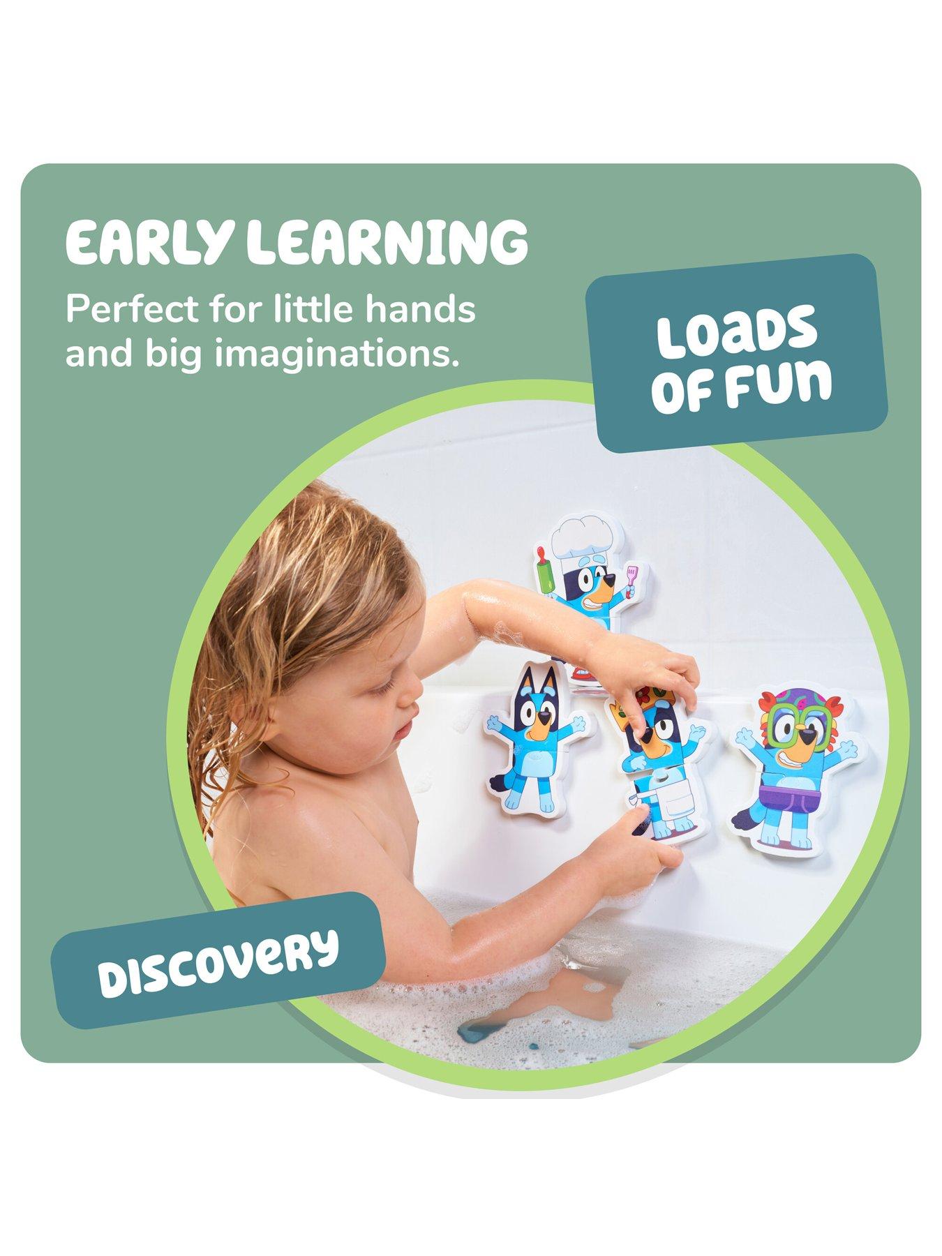 Image 3 of 6 of Bluey Bath Puzzle 8 Piece Bath Toy