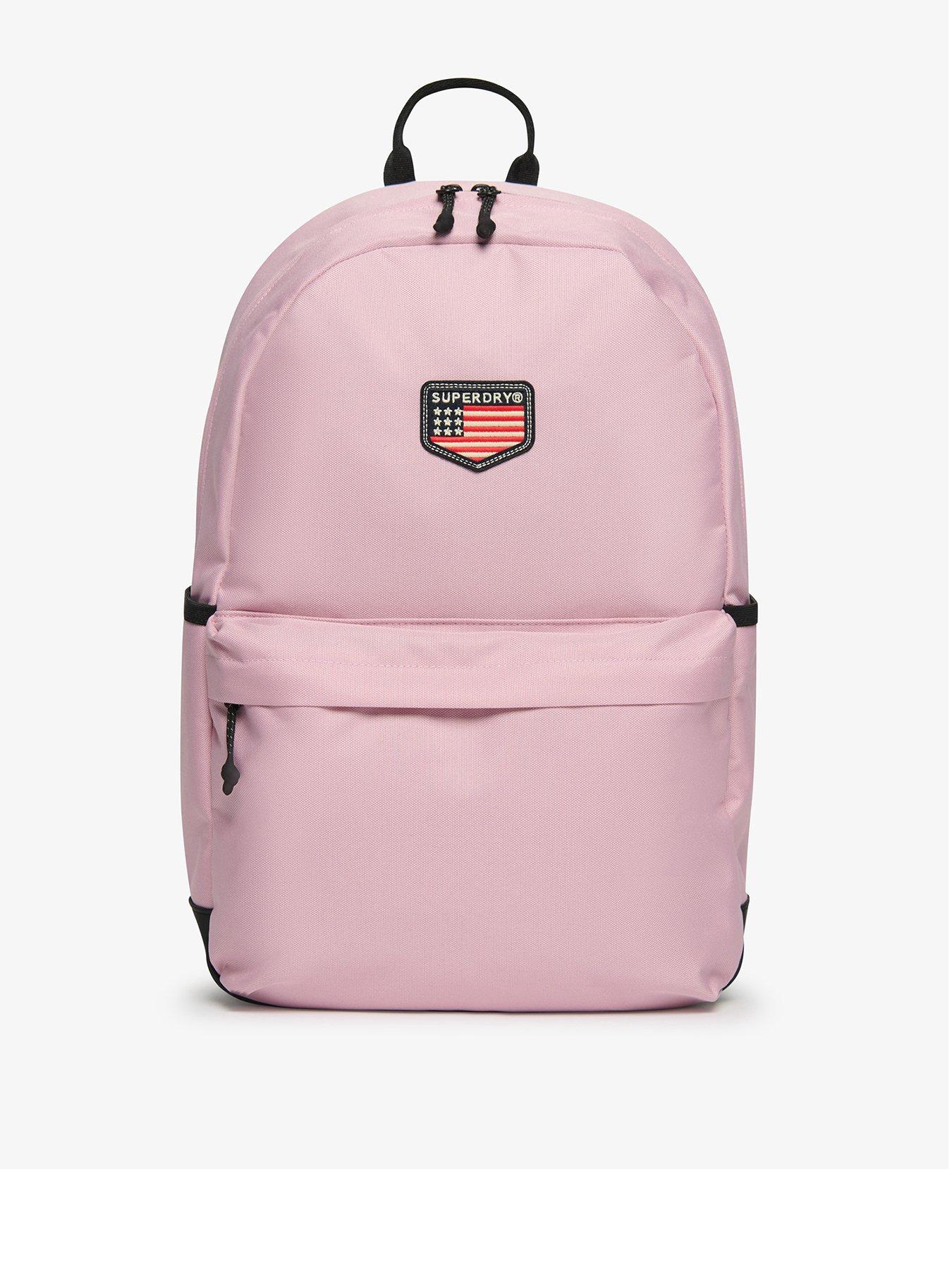 Image 1 of 5 of Superdry Classic Patch Montana Backpack - Pink